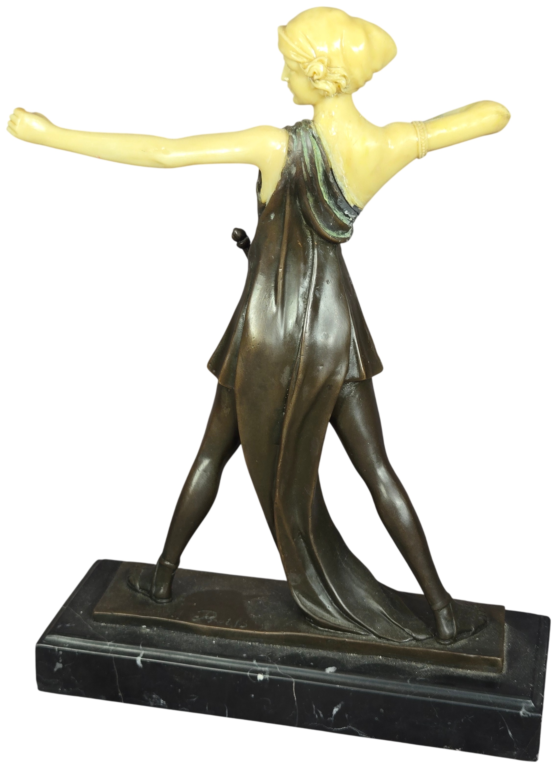 Ferdinand Preiss Art Deco Chryselephantine Amazon Archer Sculpture