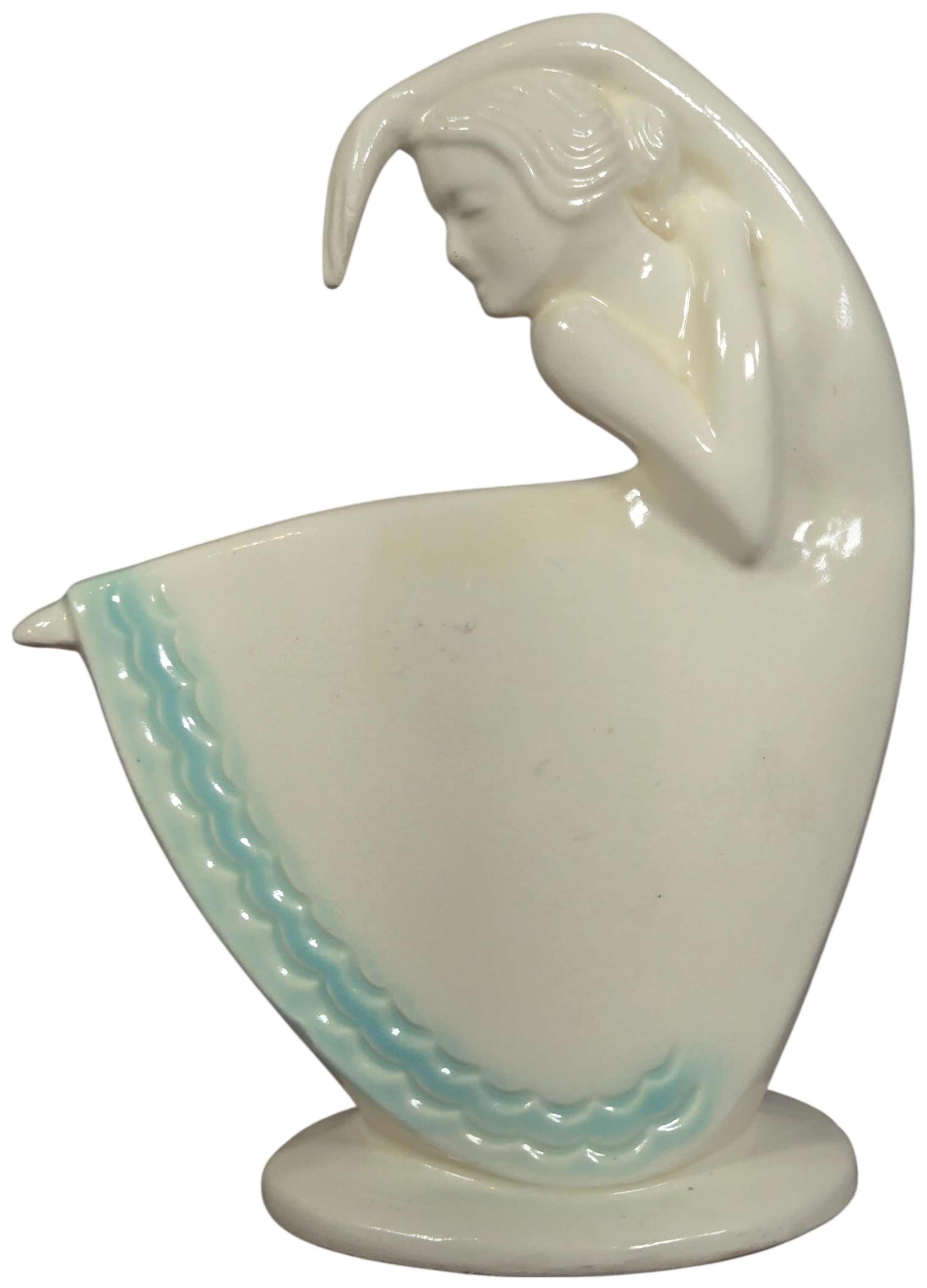 Haldeman Caliente Pottery Art Deco Dancing Lady Pocket Vase