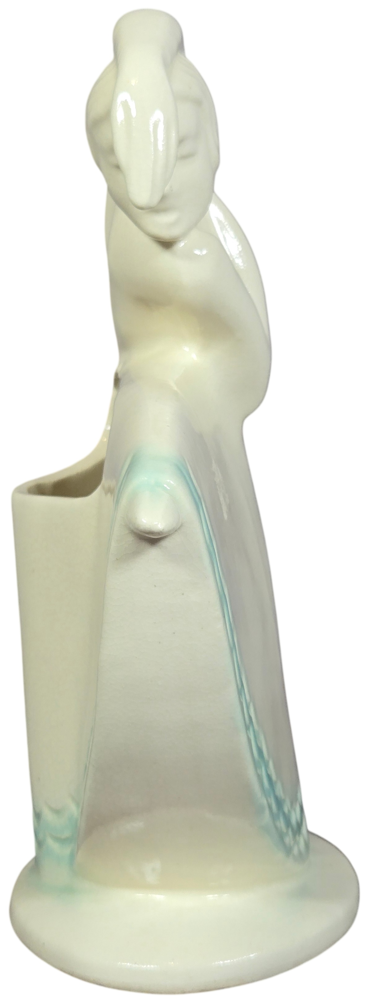 Haldeman Caliente Pottery Art Deco Dancing Lady Pocket Vase