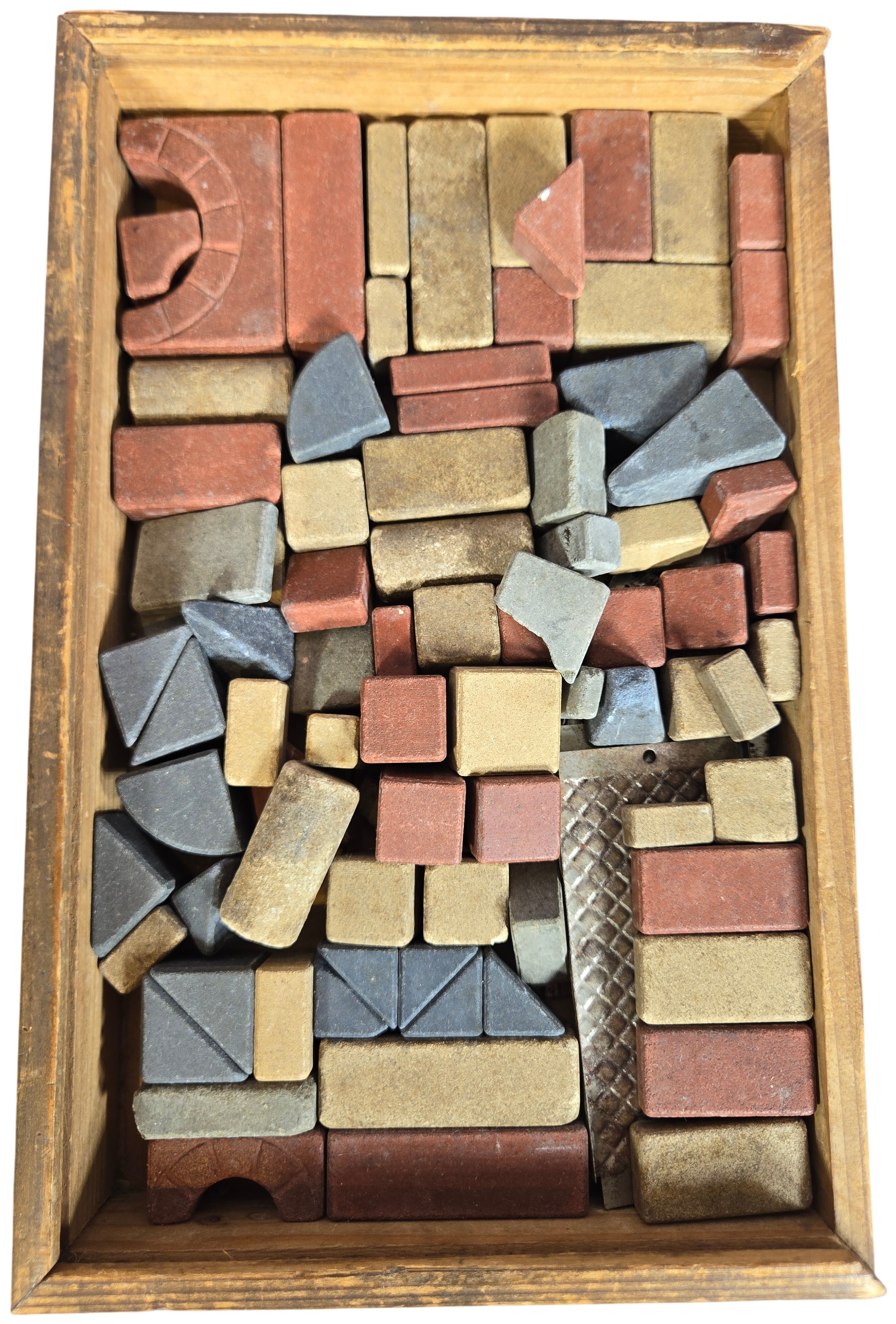 Richter Anchor Blocks No. 3 Building Set with Metal Constructions