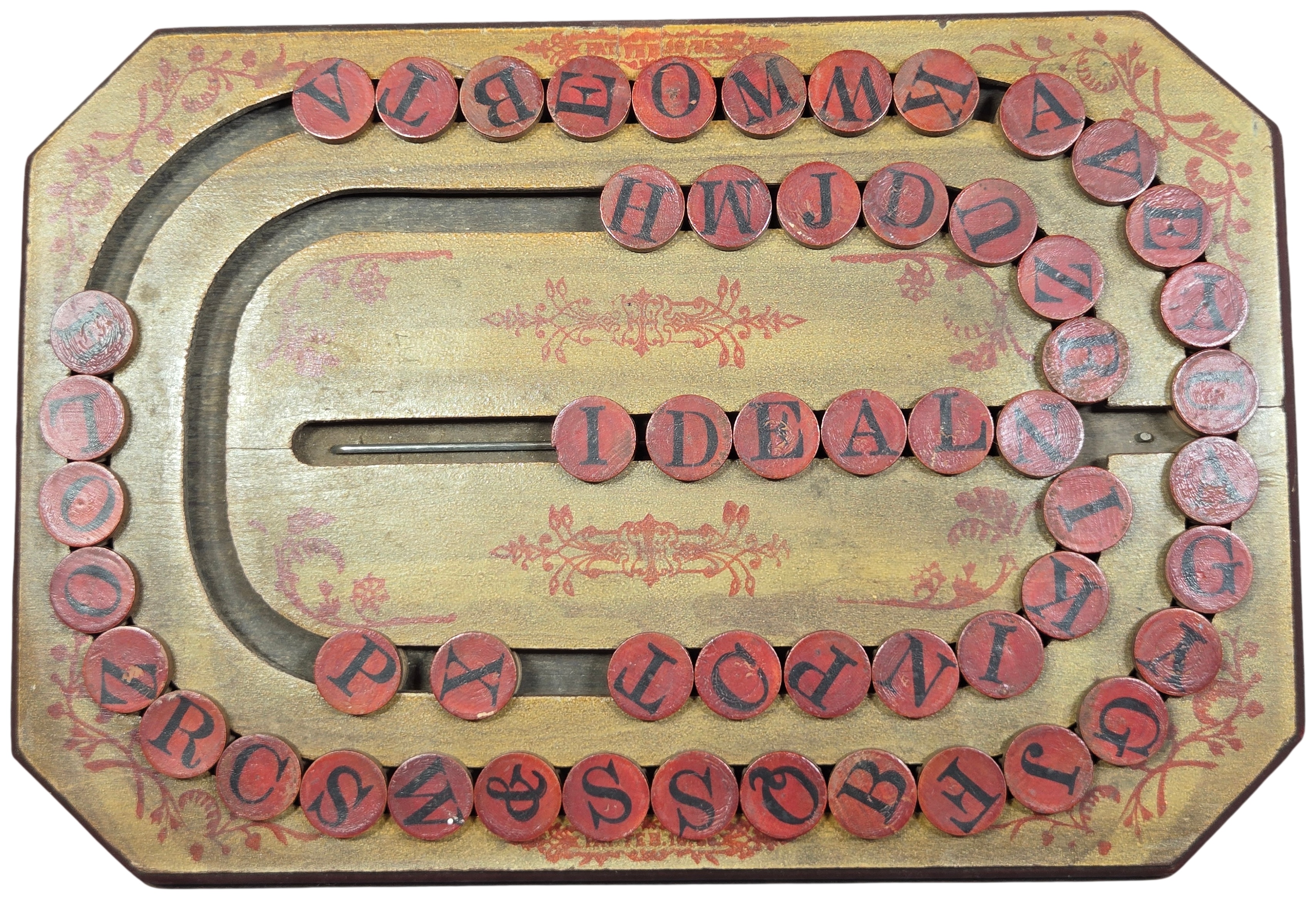 Charles W. Woodard Ideal Alphabet Spelling Board