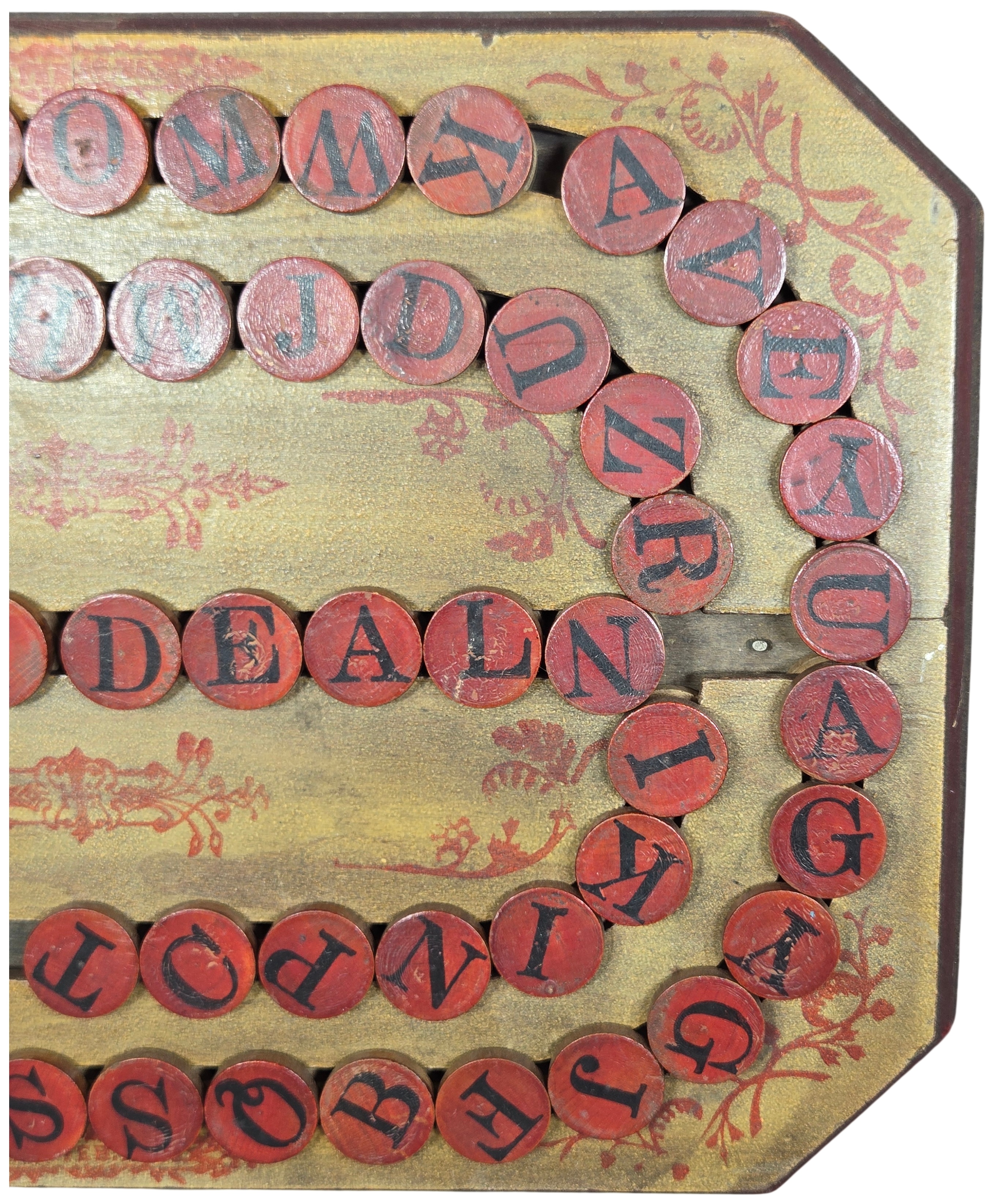 Charles W. Woodard Ideal Alphabet Spelling Board