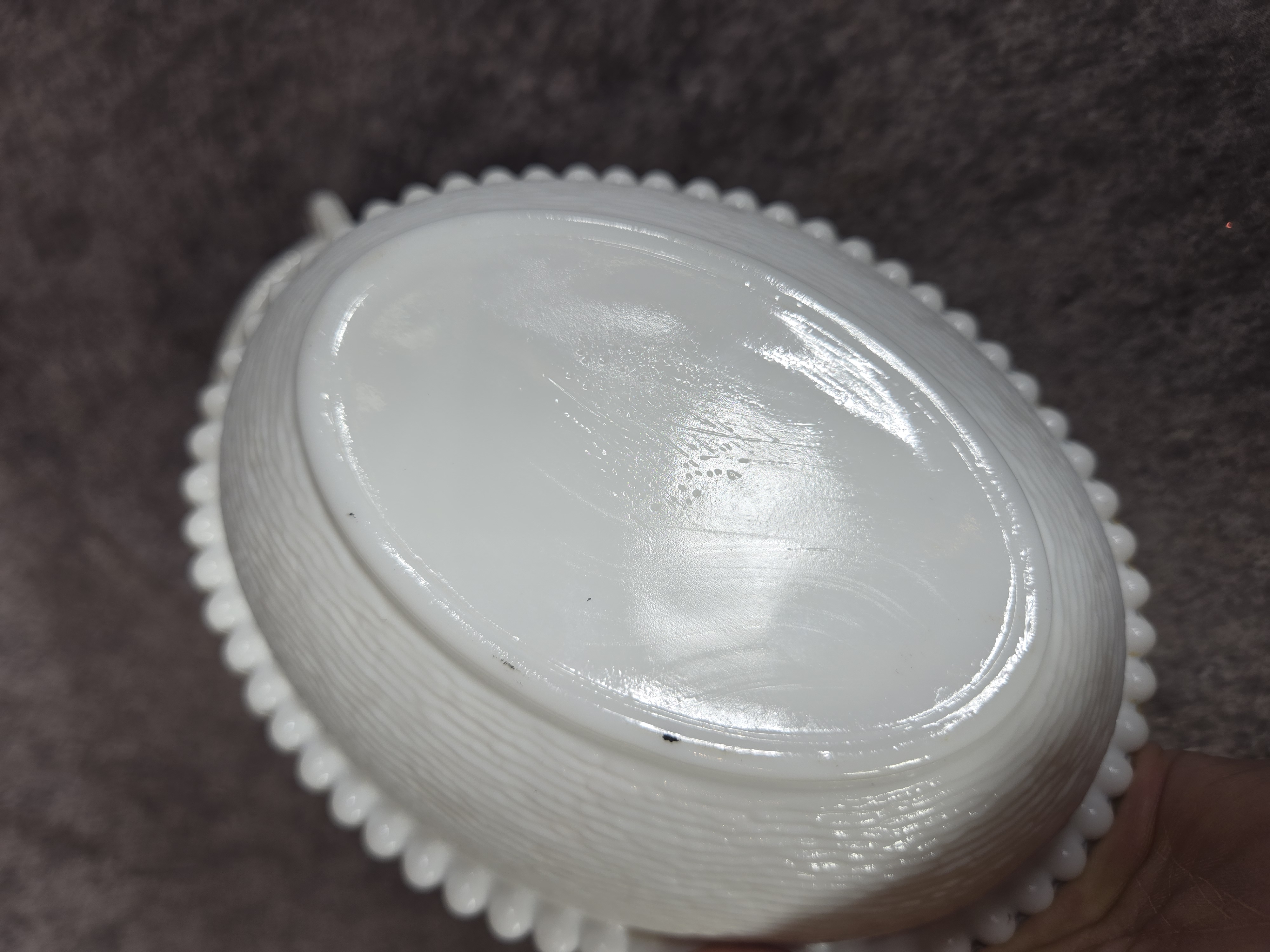 Milk Glass Hen on Nest Covered Dish
