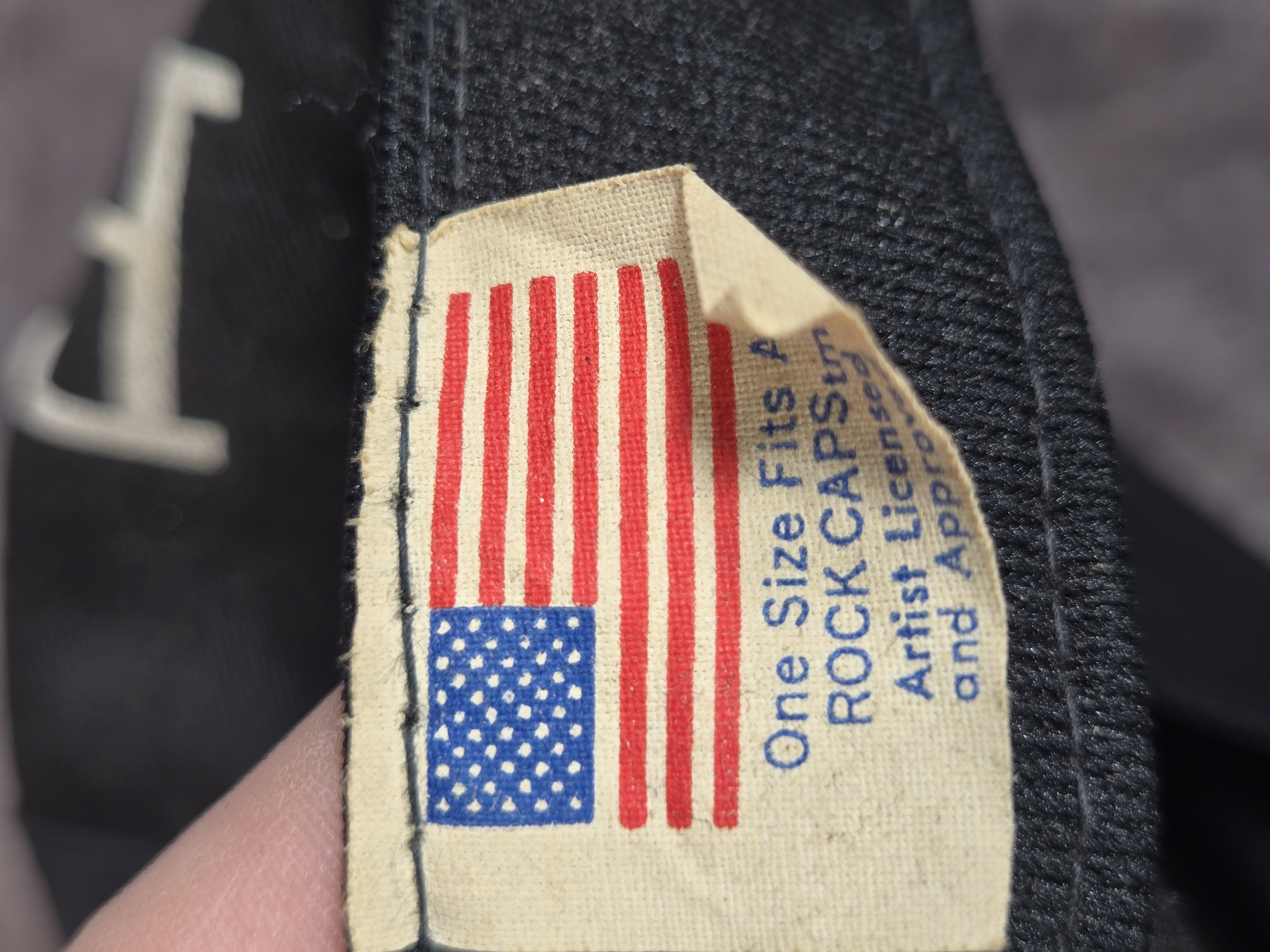One Vintage 1982 Rock Caps Pink Floyd Cotton Cadet Hat