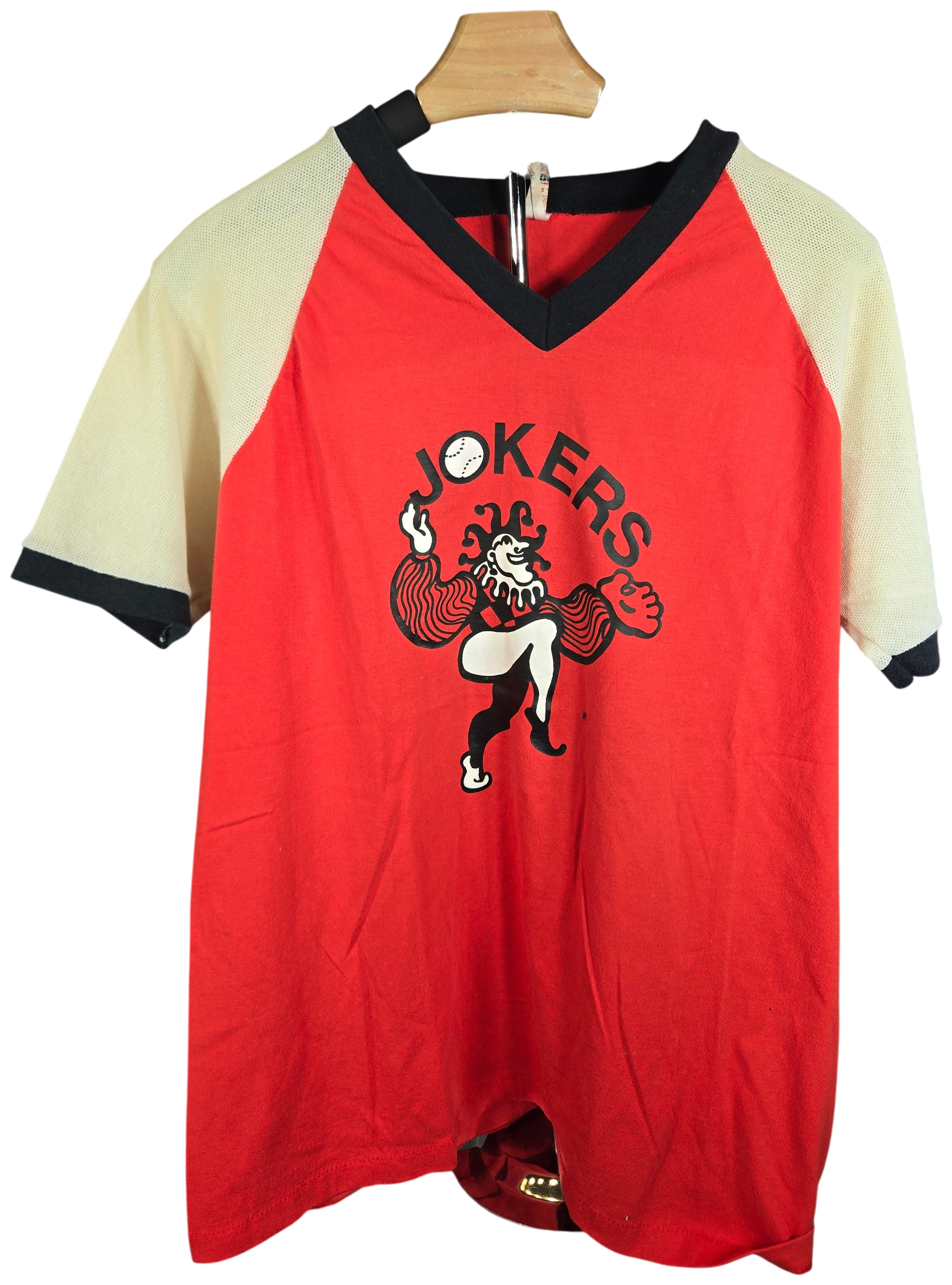 Alleson Vintage Jokers Jester Mascot Baseball Style Jersey Number 5