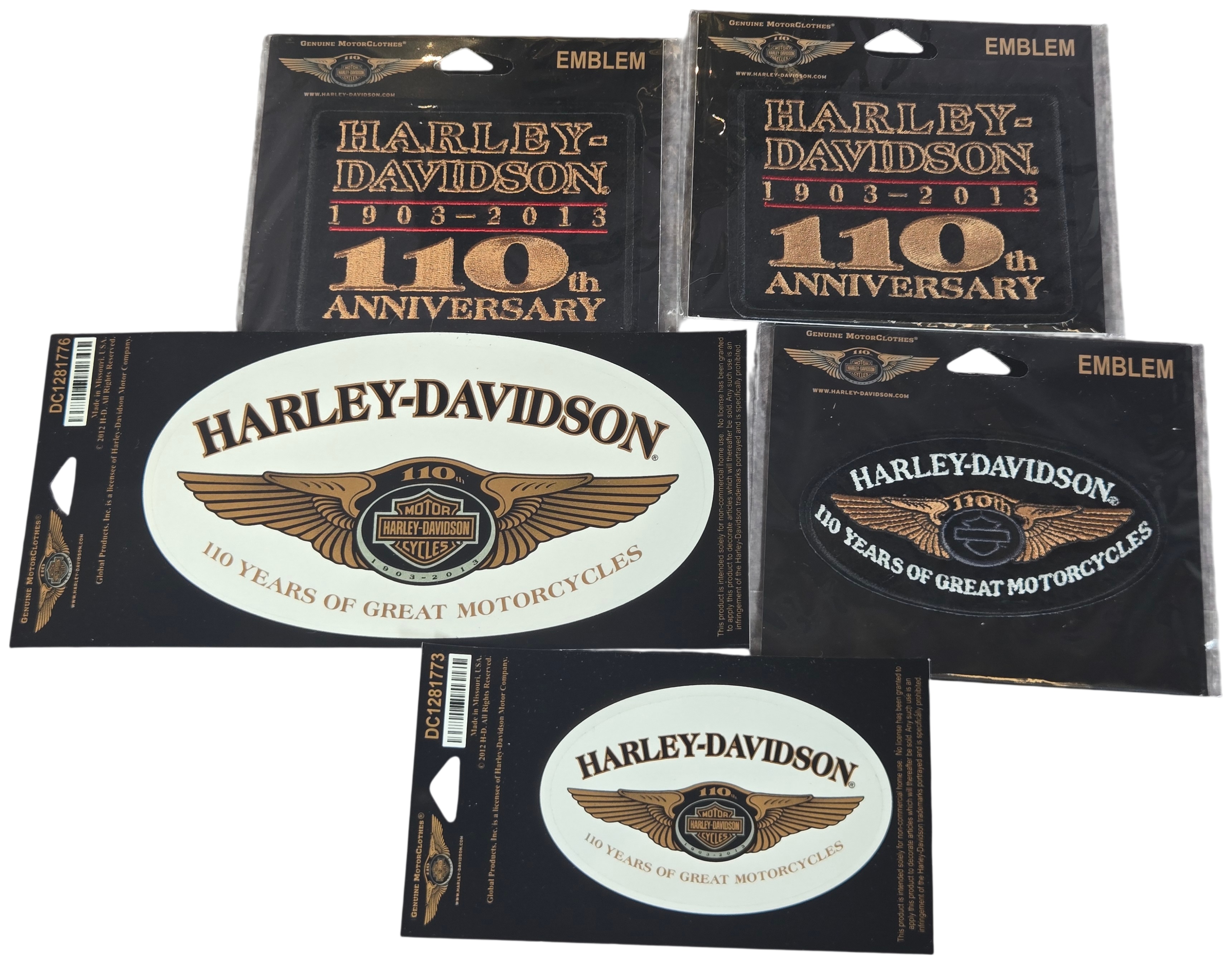 Harley-Davidson 110th Anniversary Commemorative Items and Accessories