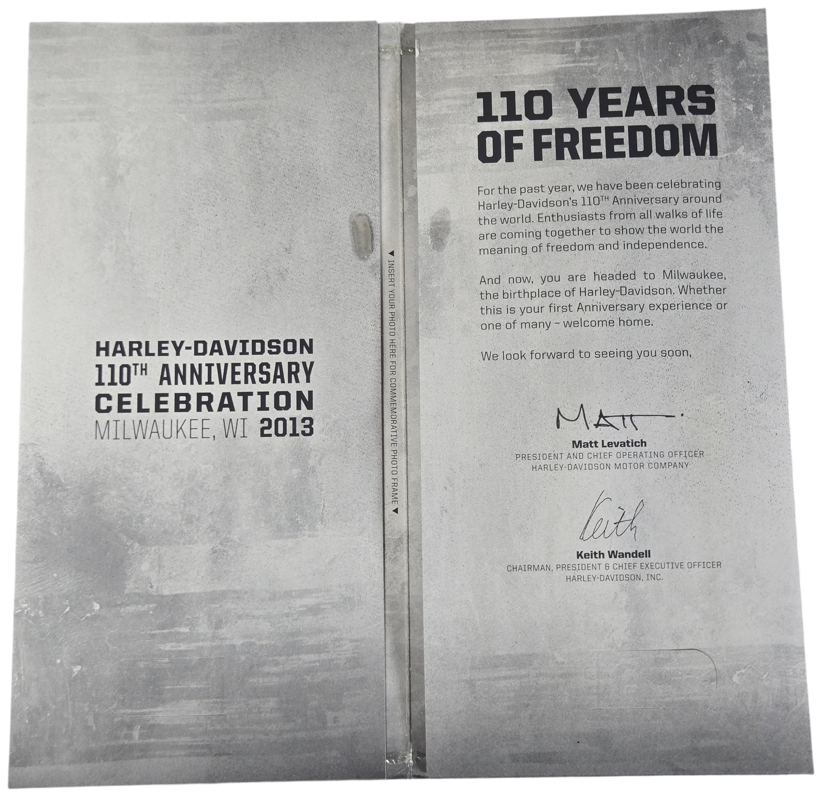 Harley-Davidson 110th Anniversary Commemorative Items and Accessories