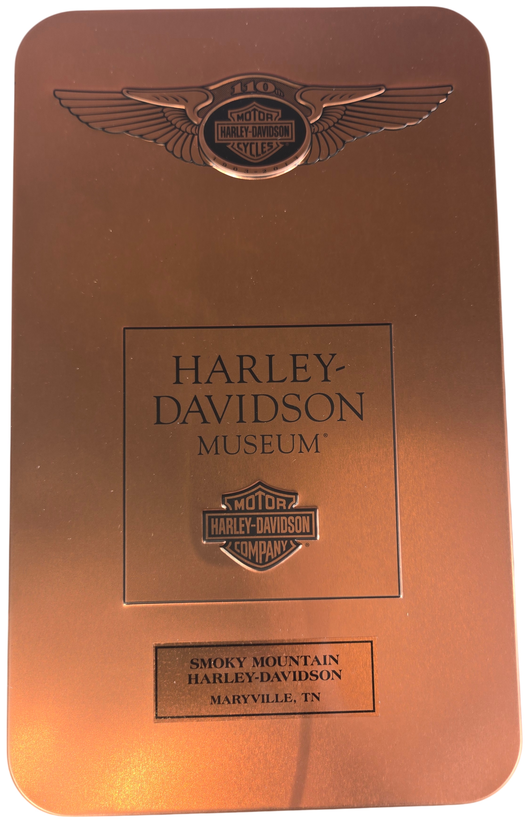 Three Harley-Davidson 110th Anniversary Commemorative Gift Sets