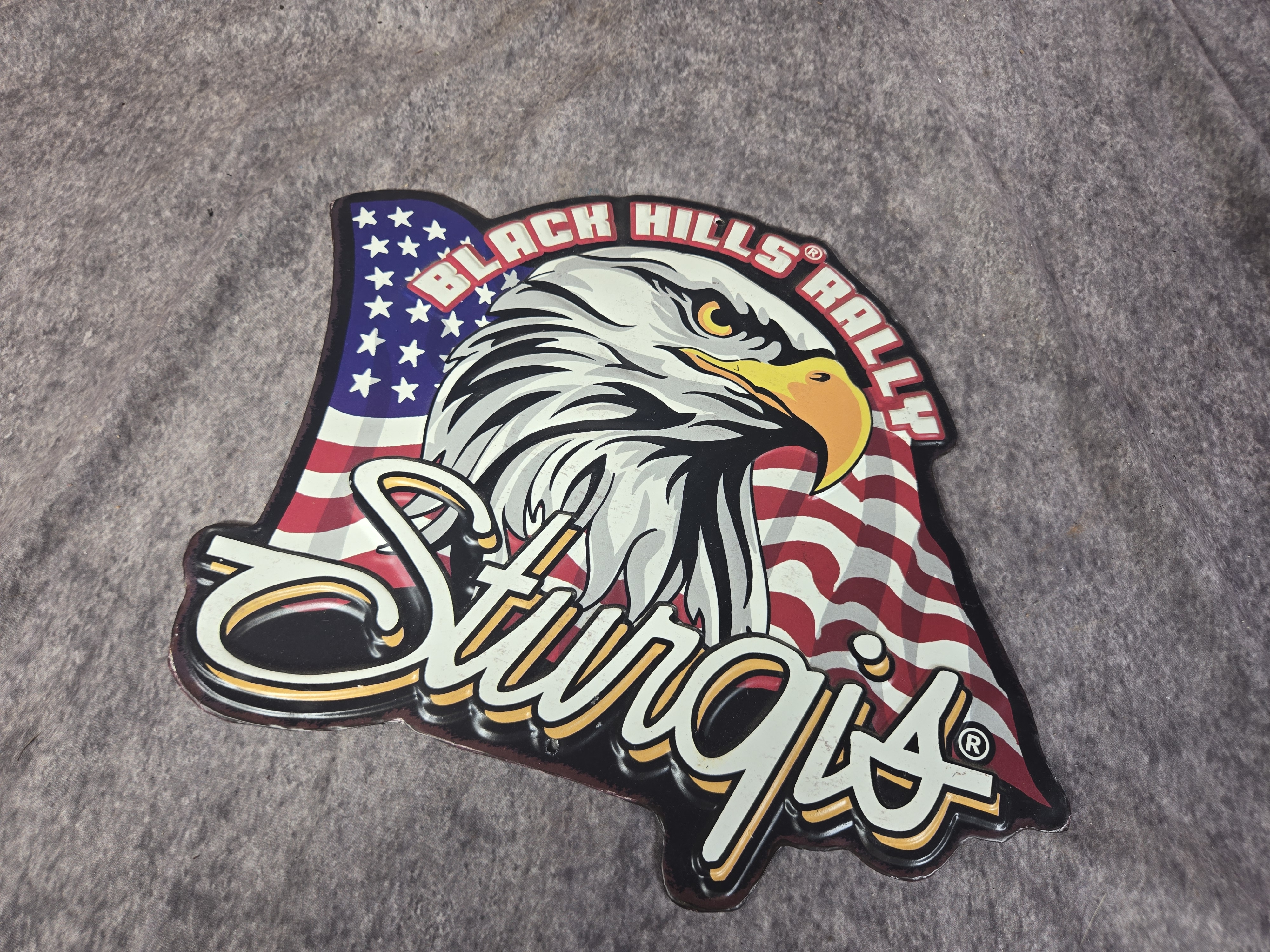 Four Harley-Davidson and Sturgis Motorcycle Rally Decorative Items
