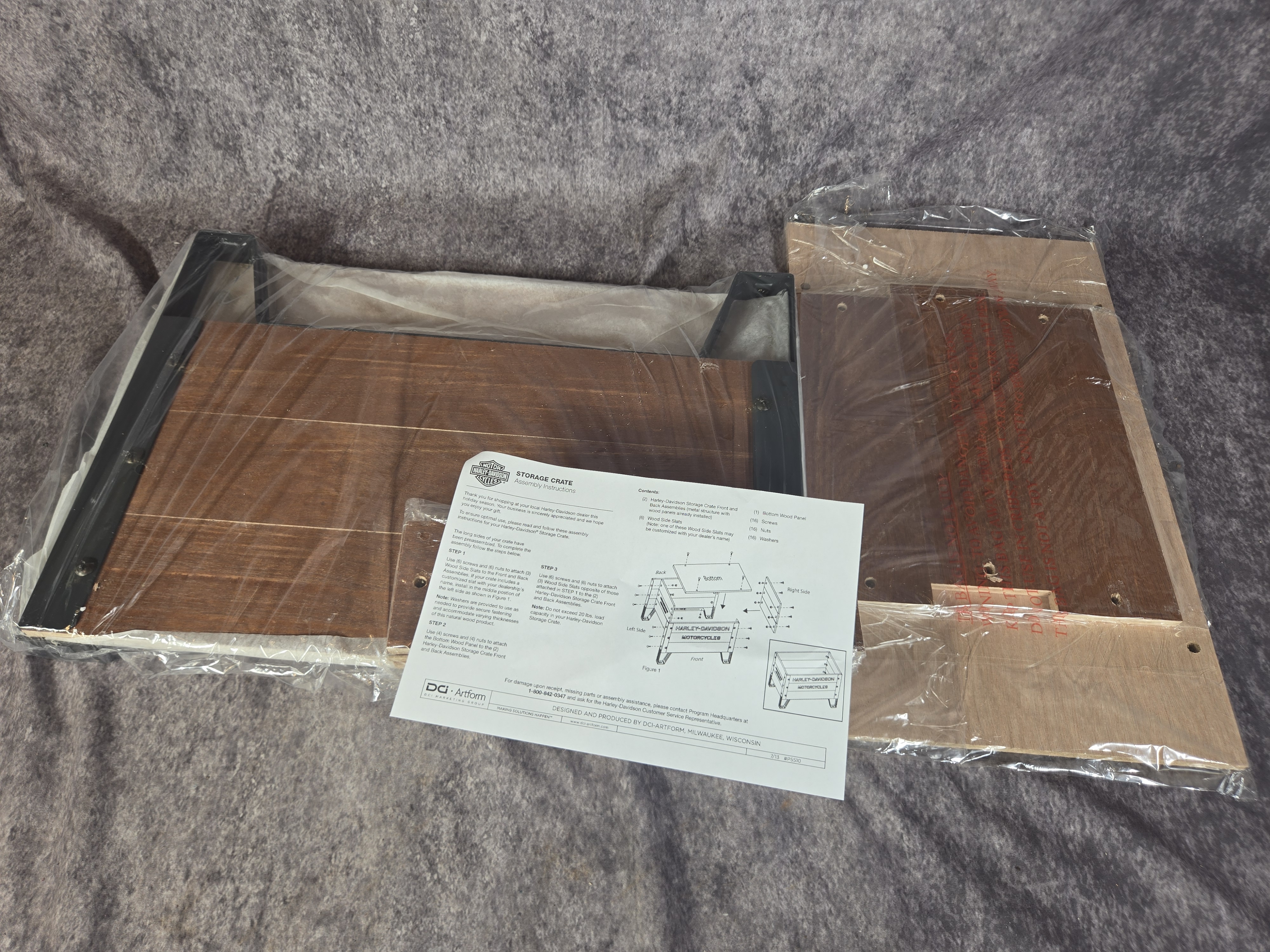 Harley-Davidson 2013 Gift with Purchase Magazine Storage Crate