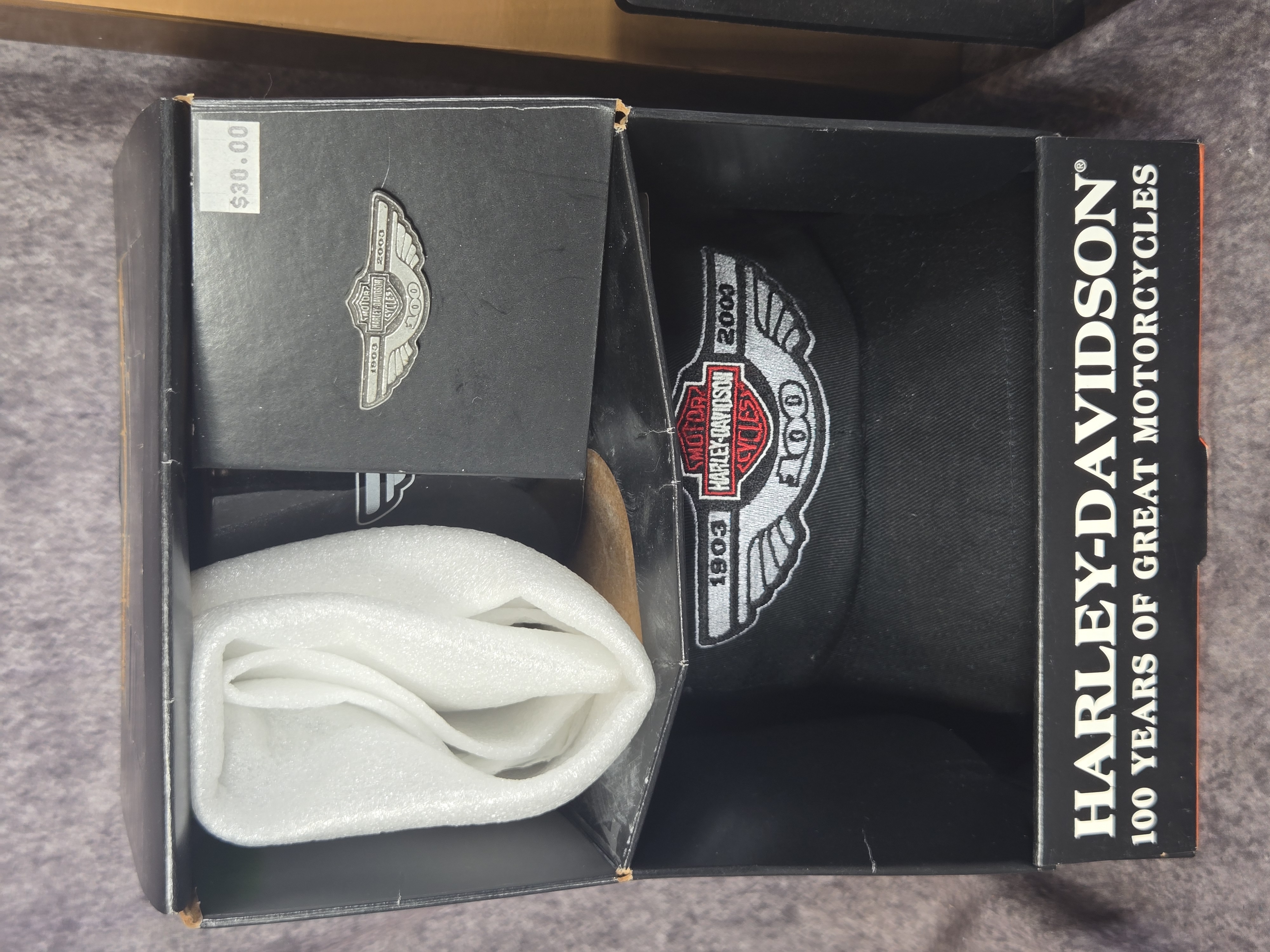 Harley-Davidson Anniversary Memorabilia and Accessories including 100th and 105th Anniversary Sets