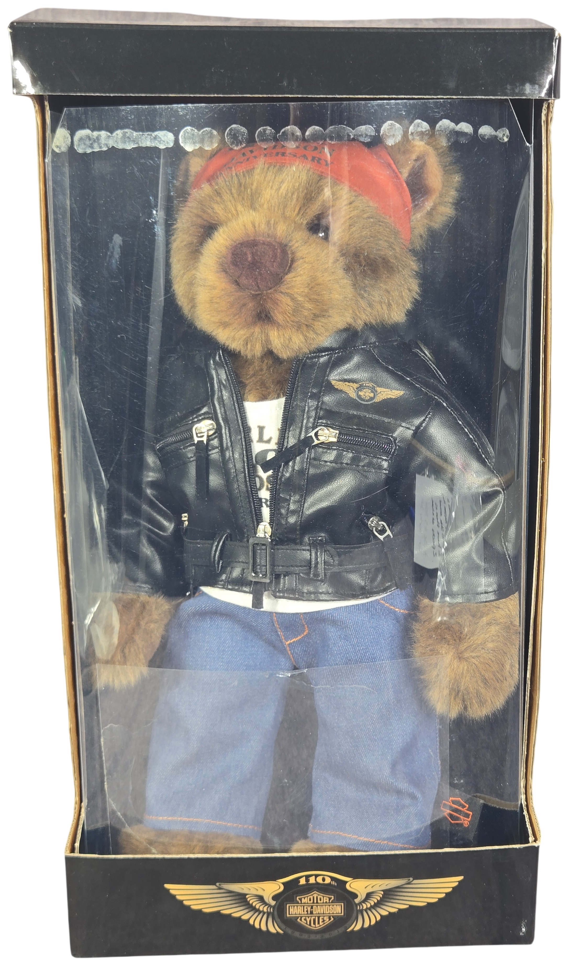 Harley-Davidson 110th Anniversary Kids Preferred Plush Biker Bear in Original Box