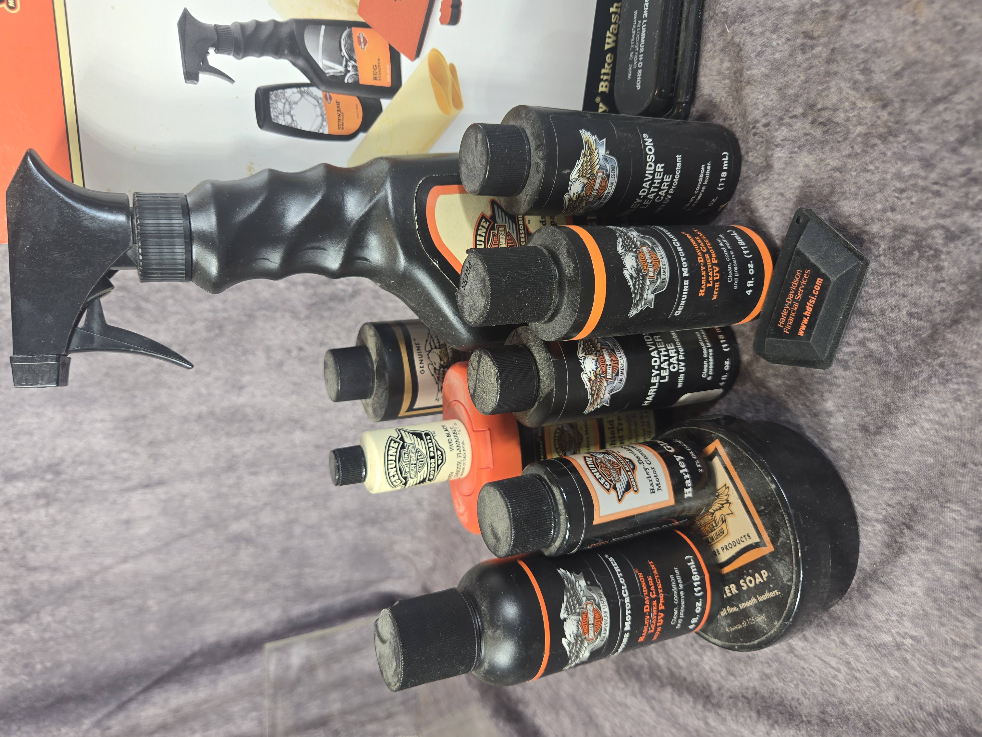 Harley-Davidson Motorcycle Cleaning Detailing and Maintenance Supplies