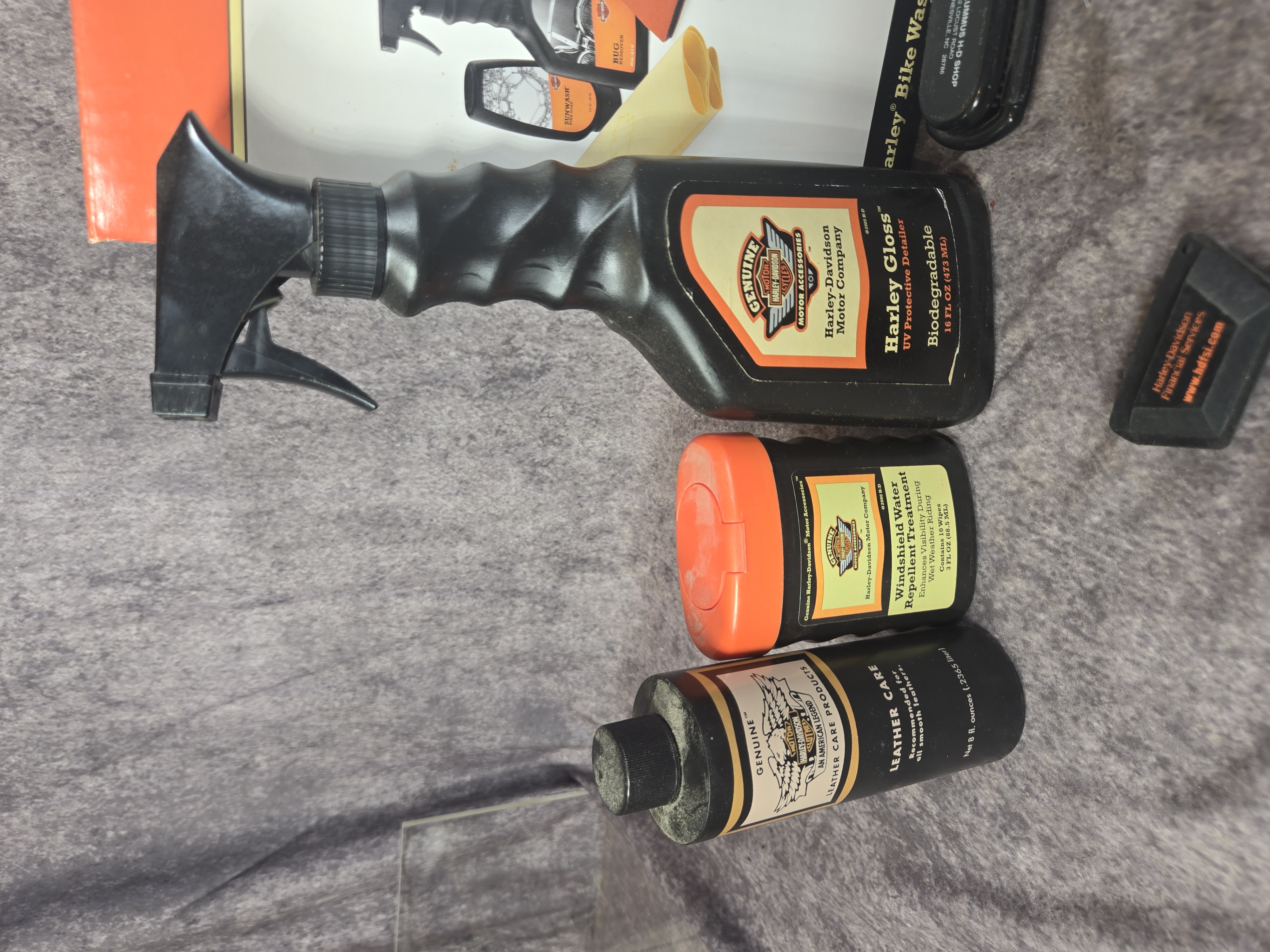 Harley-Davidson Motorcycle Cleaning Detailing and Maintenance Supplies