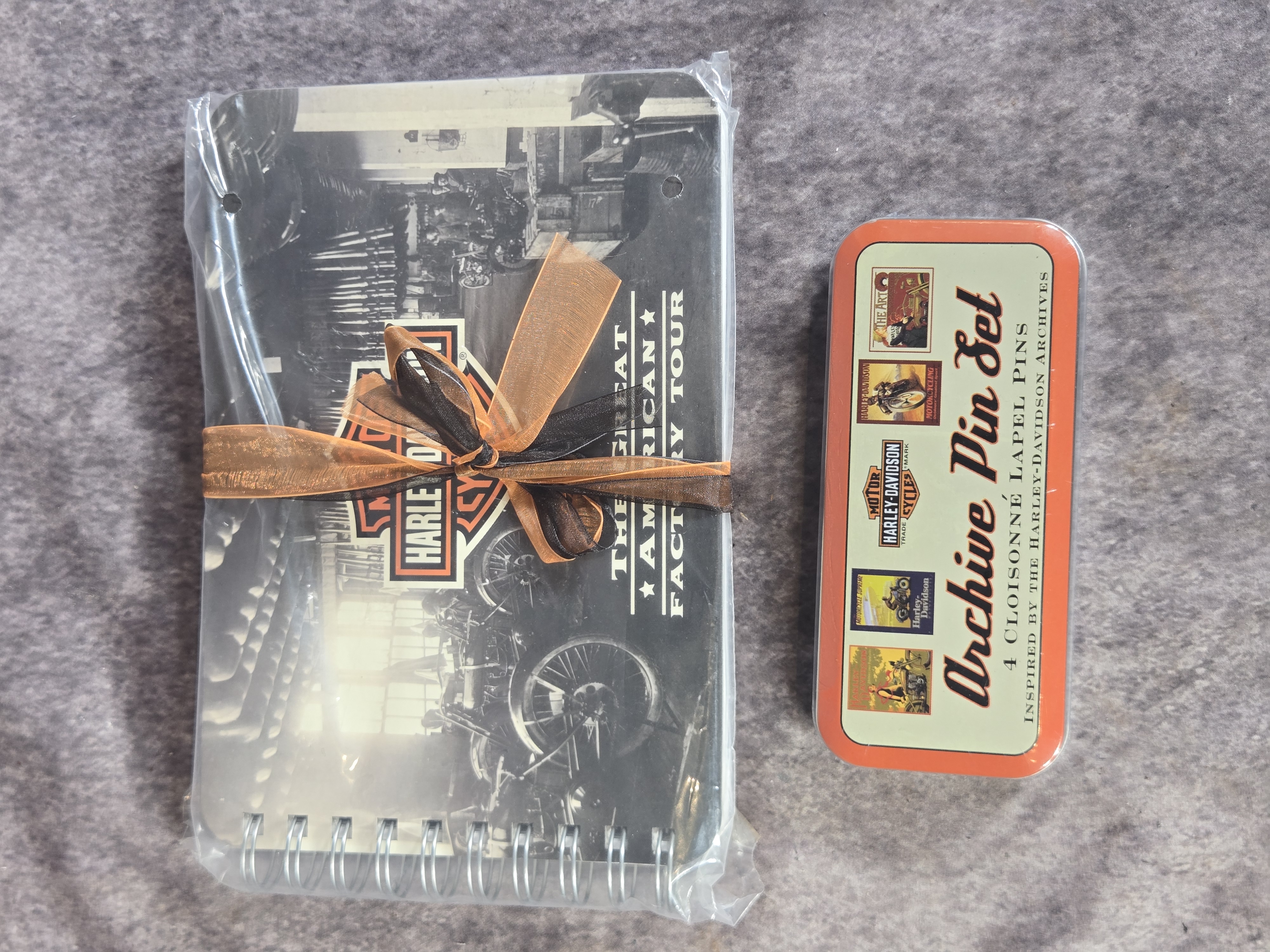 Harley-Davidson and Harley Owners Group Commemorative Pin Sets and Stationery