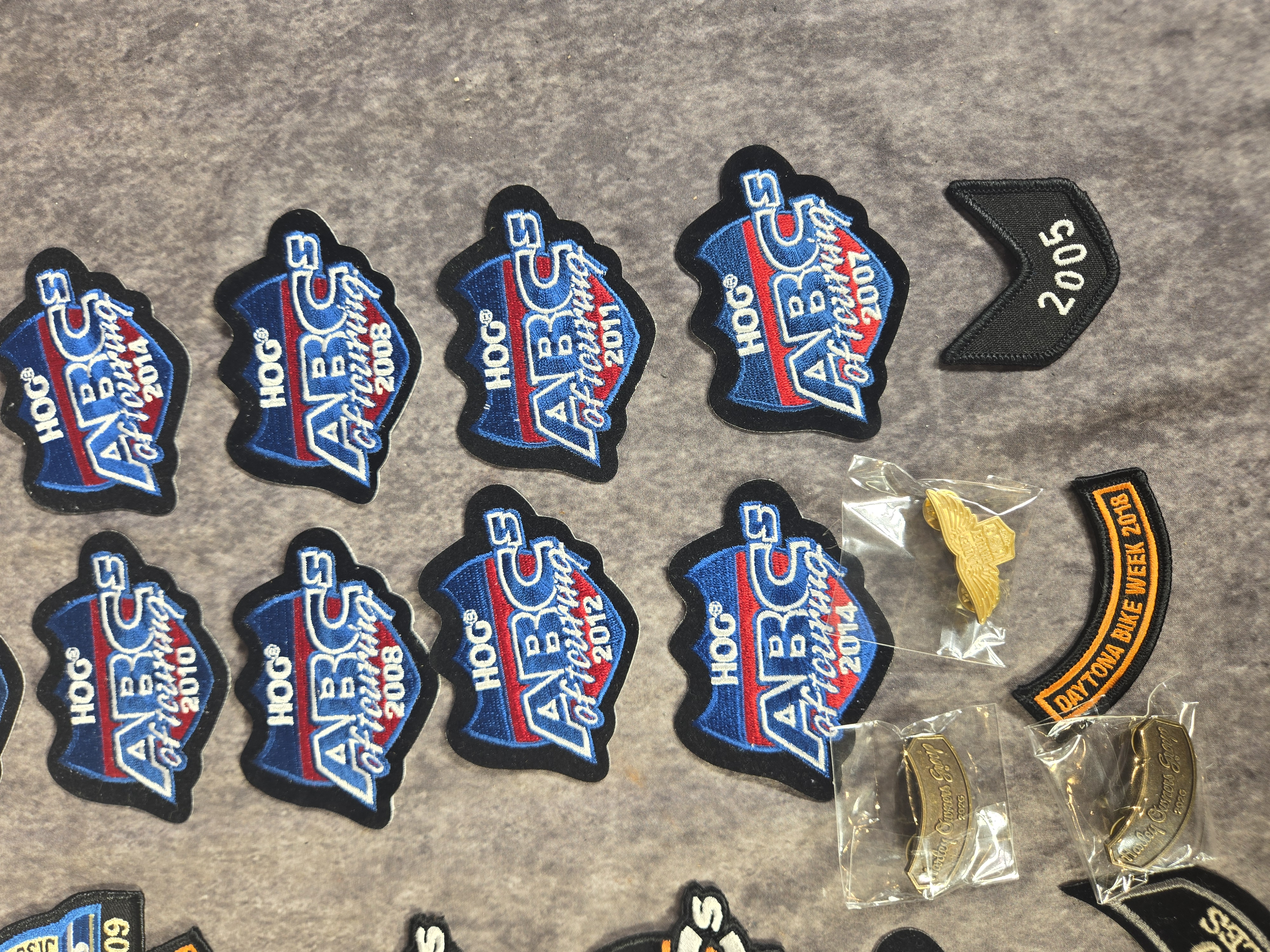 Harley-Davidson Harley Owners Group Memorabilia including Patches and Pins