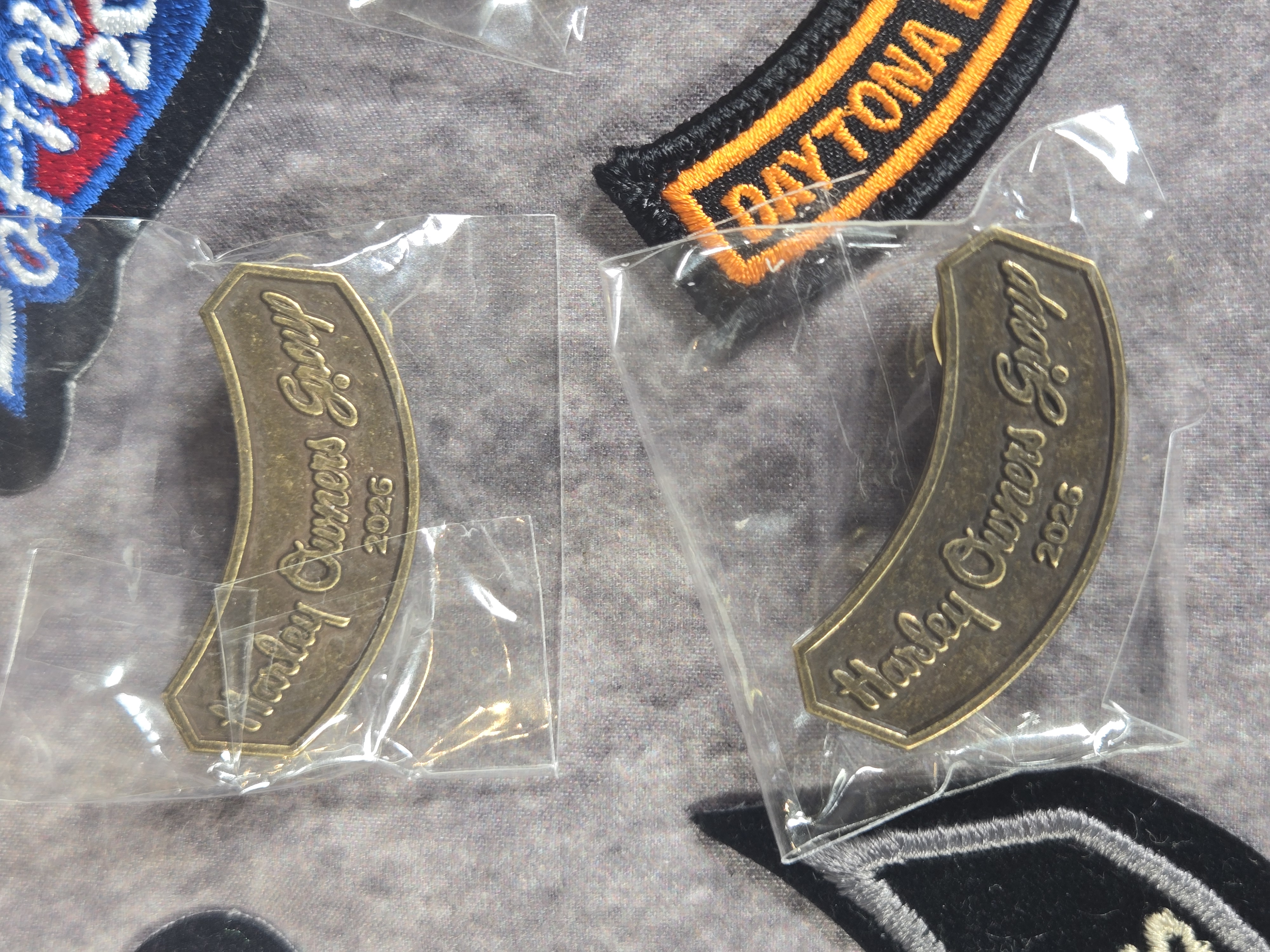 Harley-Davidson Harley Owners Group Memorabilia including Patches and Pins