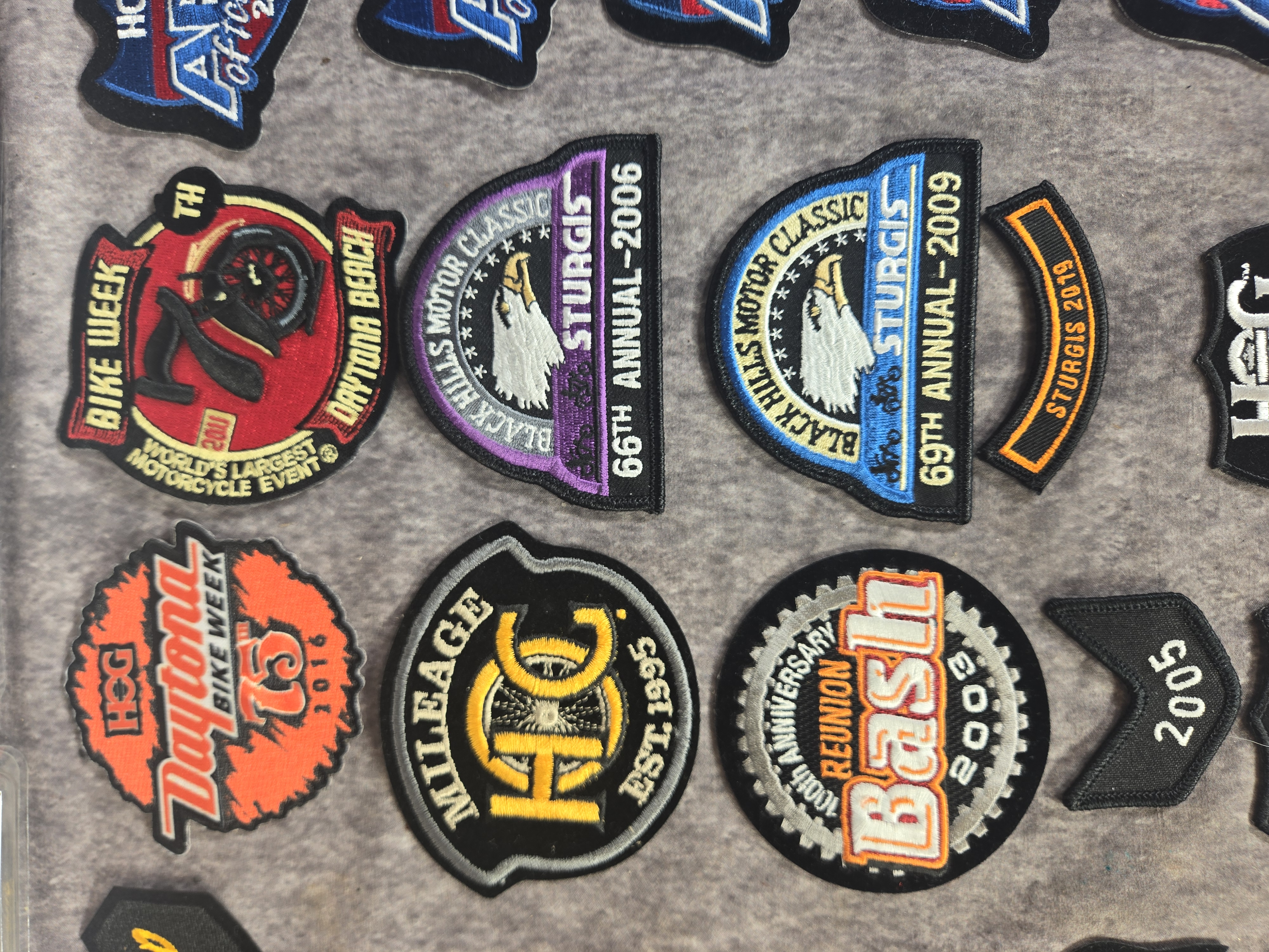 Harley-Davidson Harley Owners Group Memorabilia including Patches and Pins