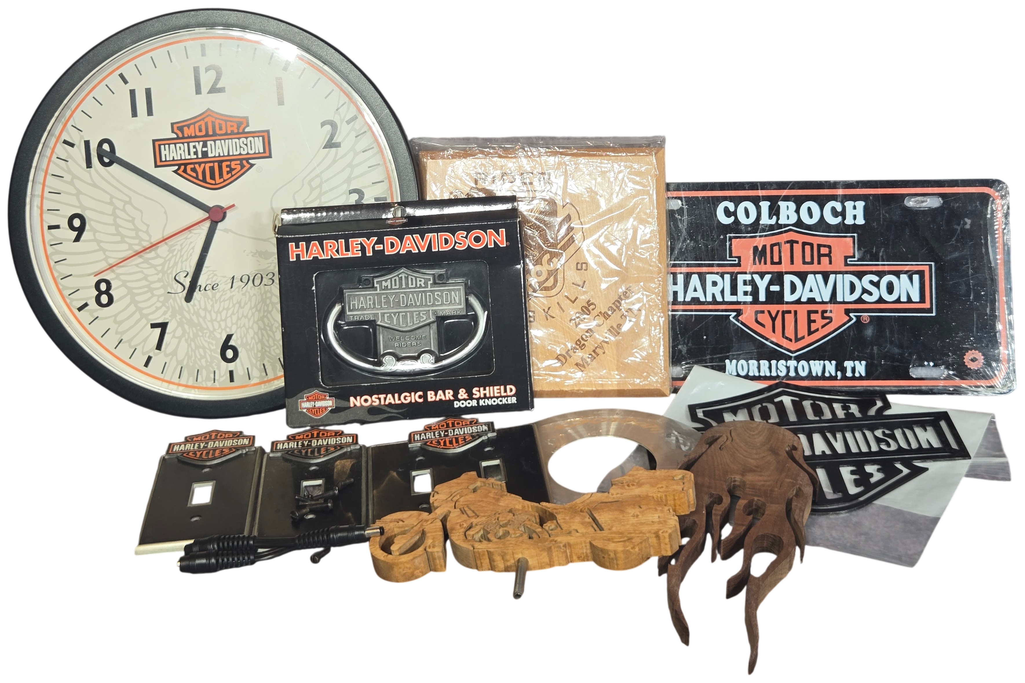 Harley-Davidson Wall Clock and Home Decor Accessories