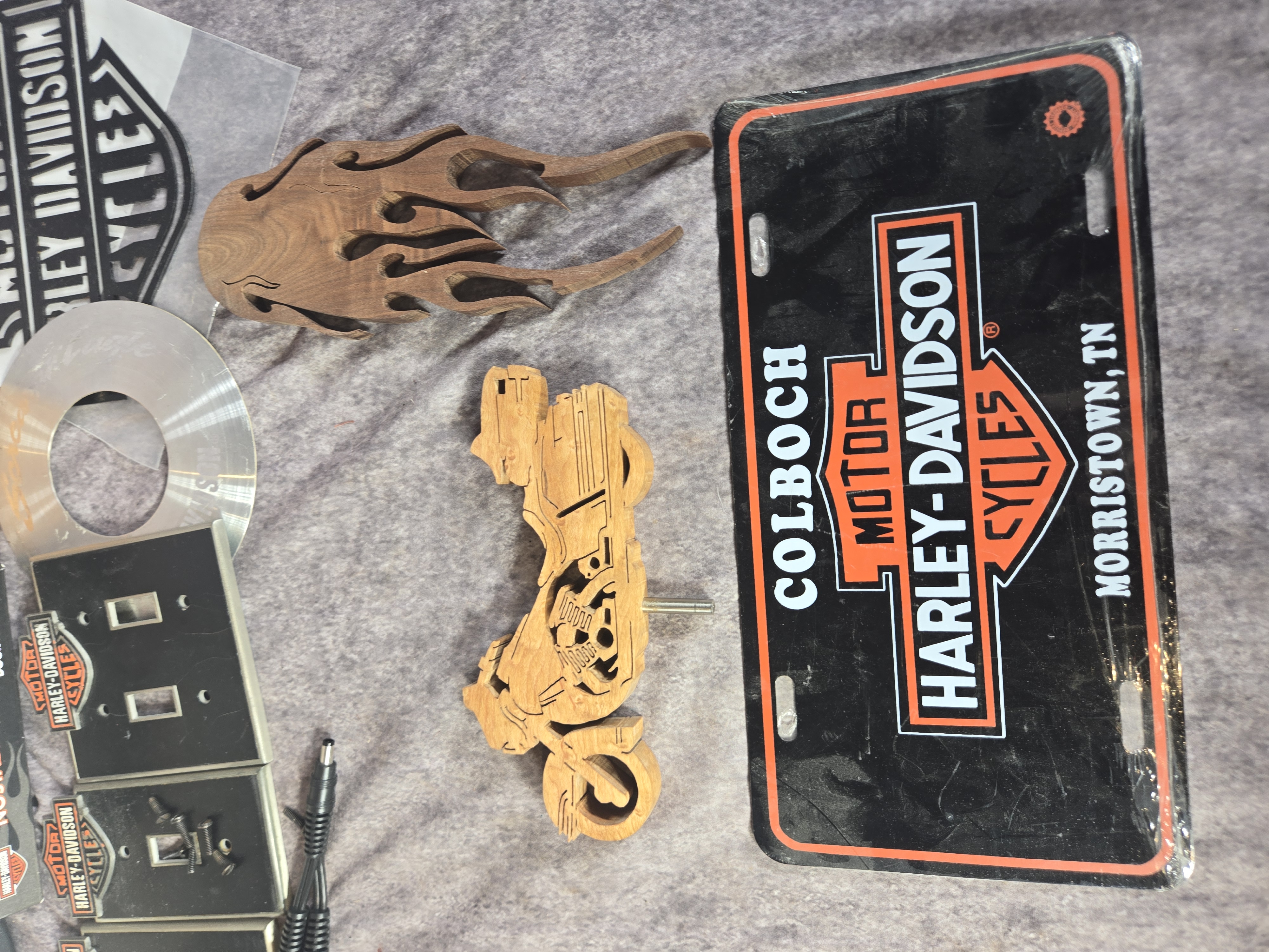 Harley-Davidson Wall Clock and Home Decor Accessories