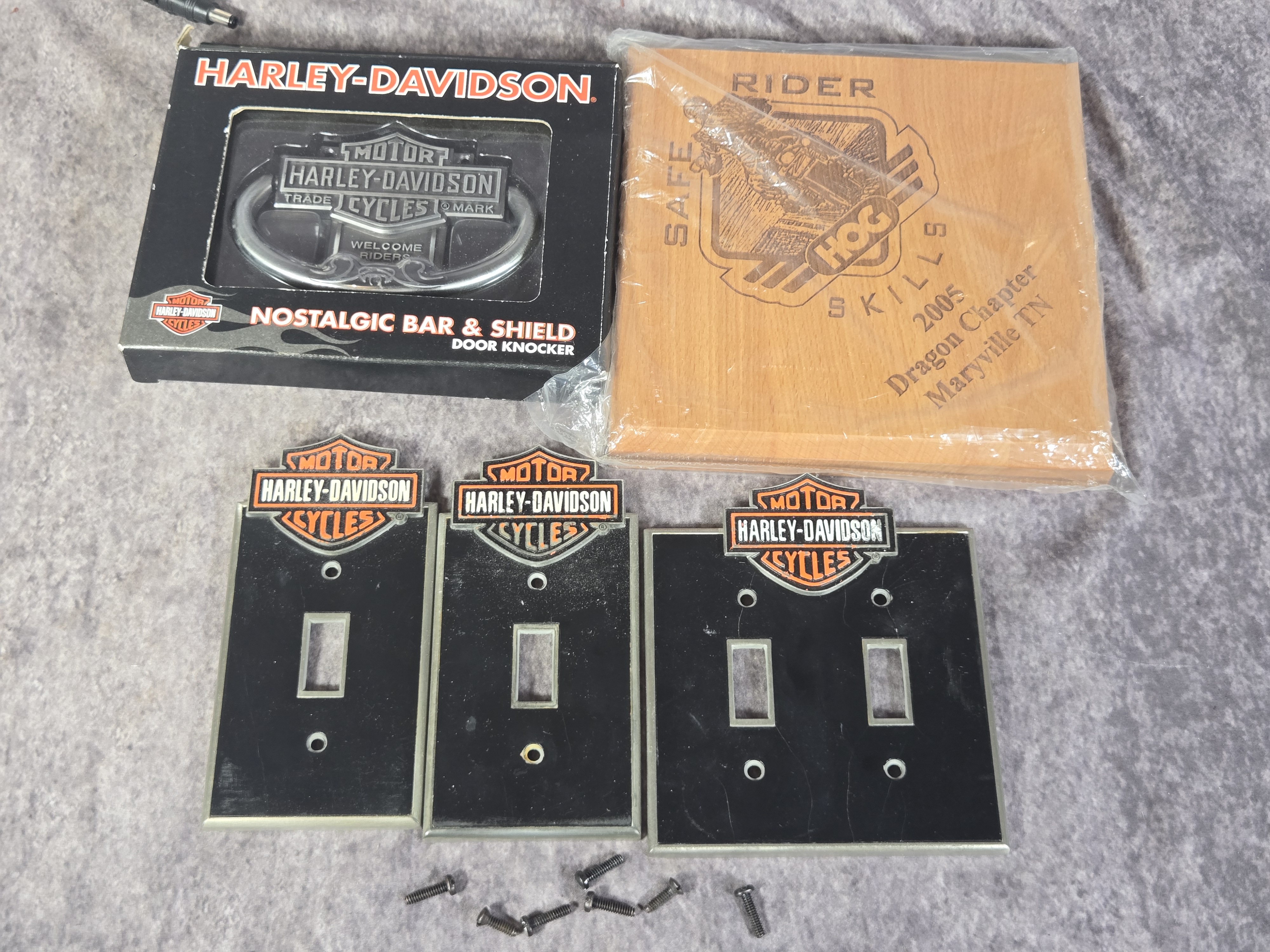 Harley-Davidson Wall Clock and Home Decor Accessories