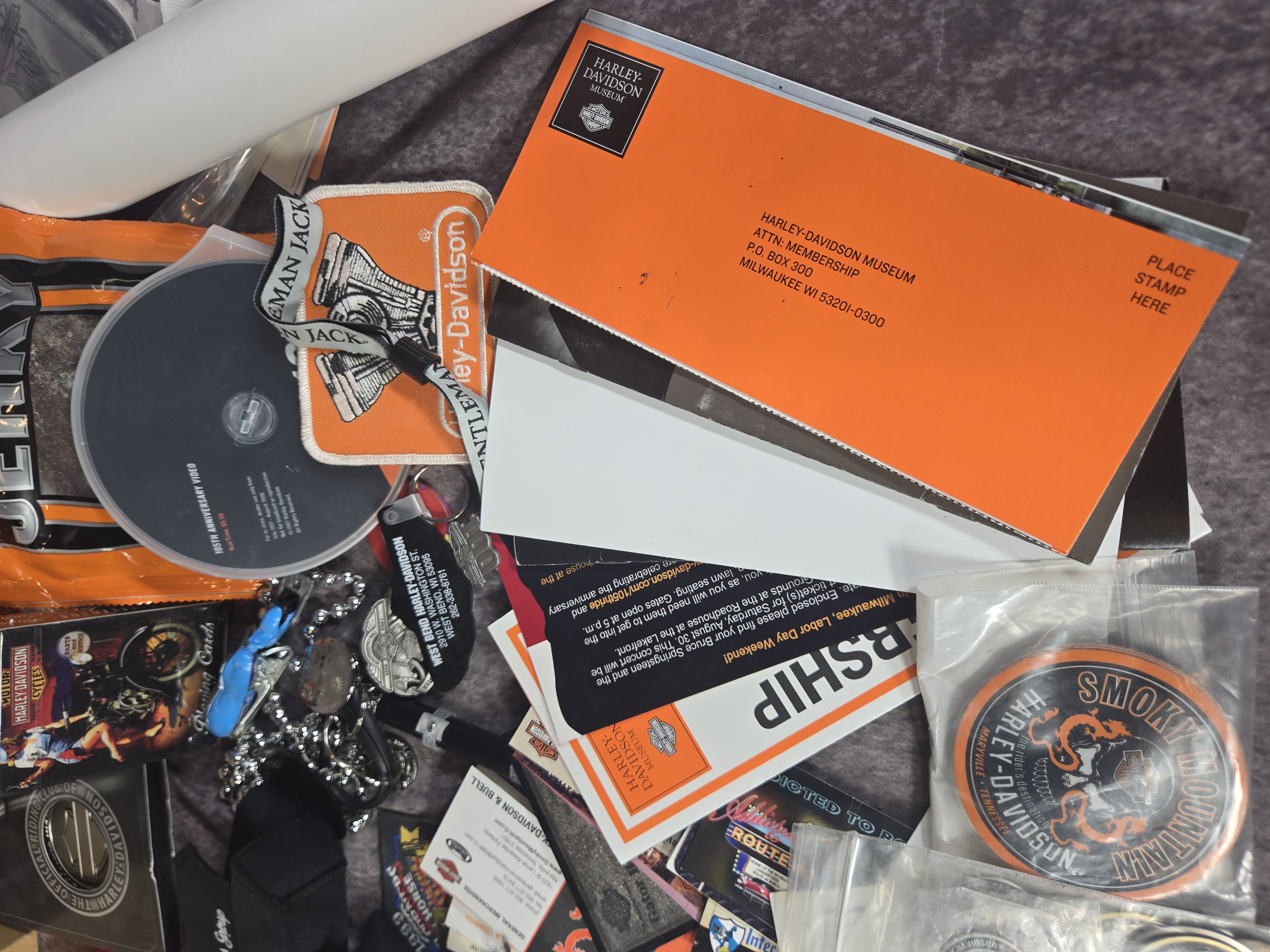 Harley-Davidson and Harley Owners Group Anniversary Memorabilia and Ephemera