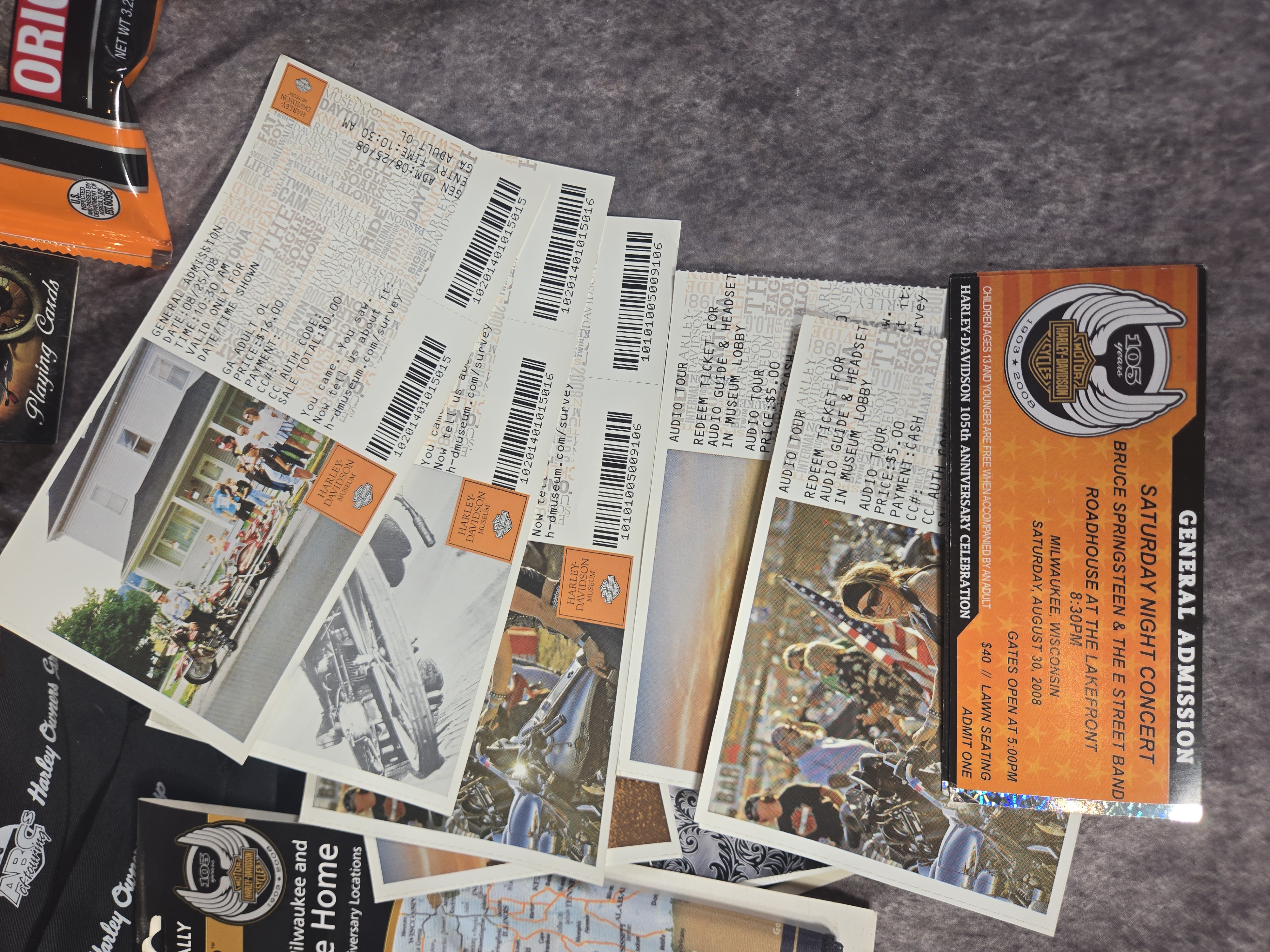 Harley-Davidson and Harley Owners Group Anniversary Memorabilia and Ephemera