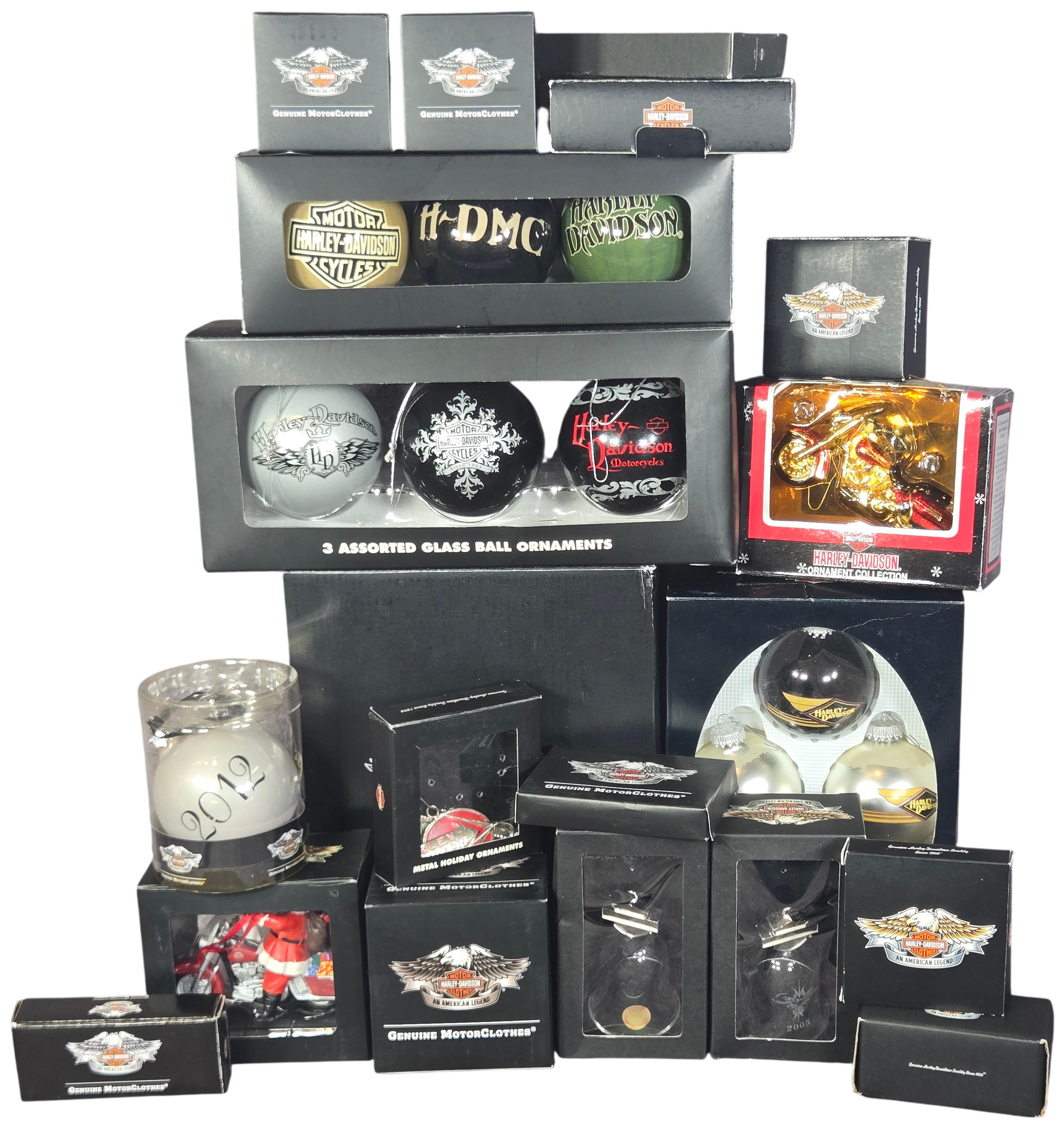 Genuine Harley-Davidson Holiday Ornaments and Tree Topper