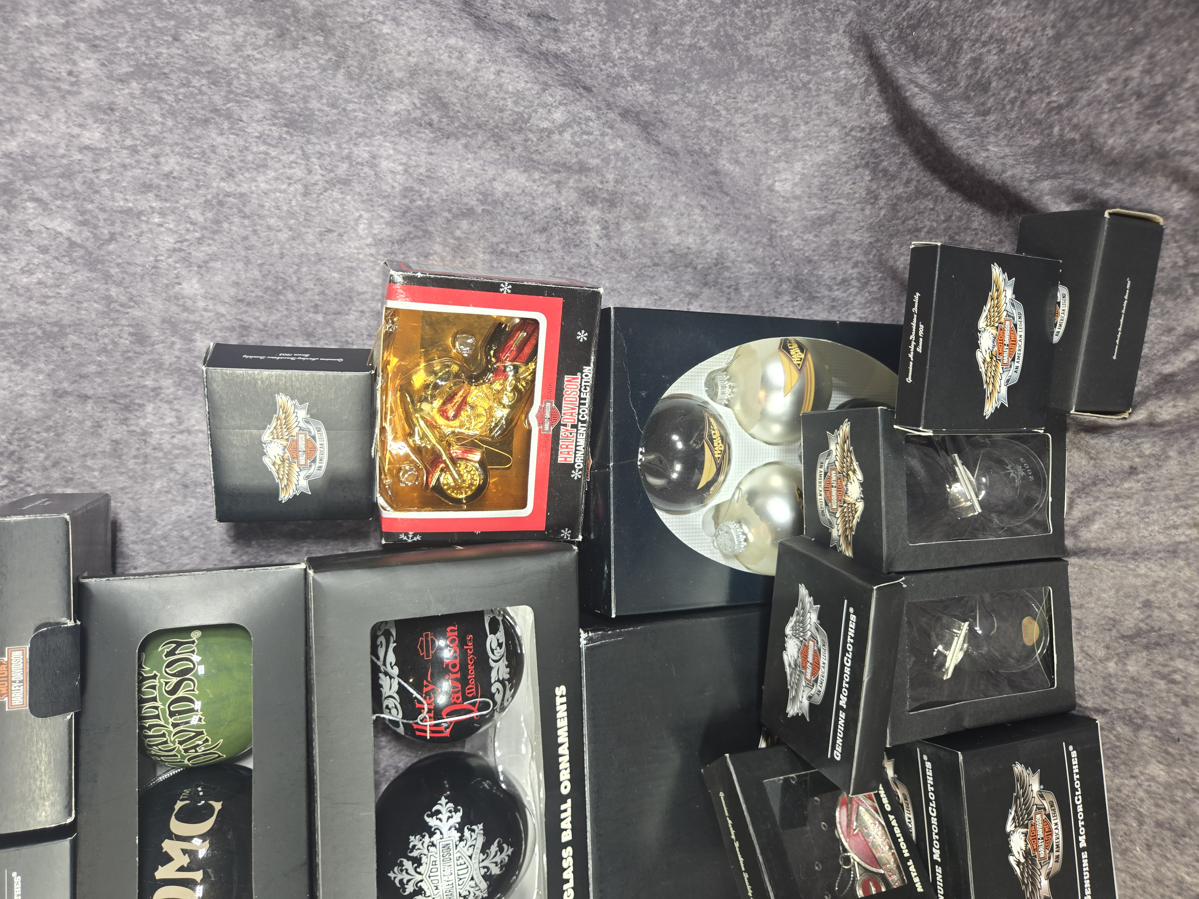 Genuine Harley-Davidson Holiday Ornaments and Tree Topper