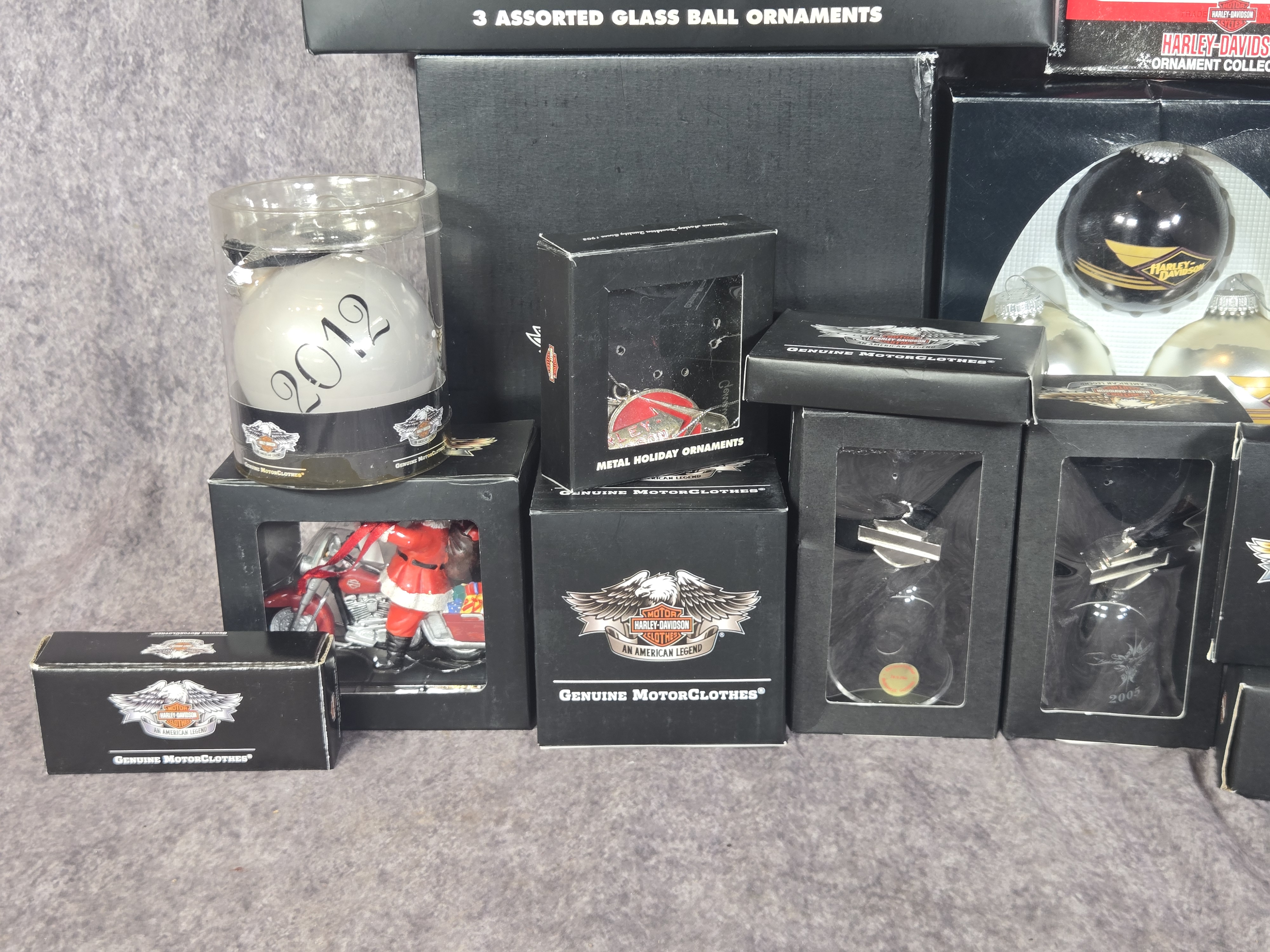 Genuine Harley-Davidson Holiday Ornaments and Tree Topper