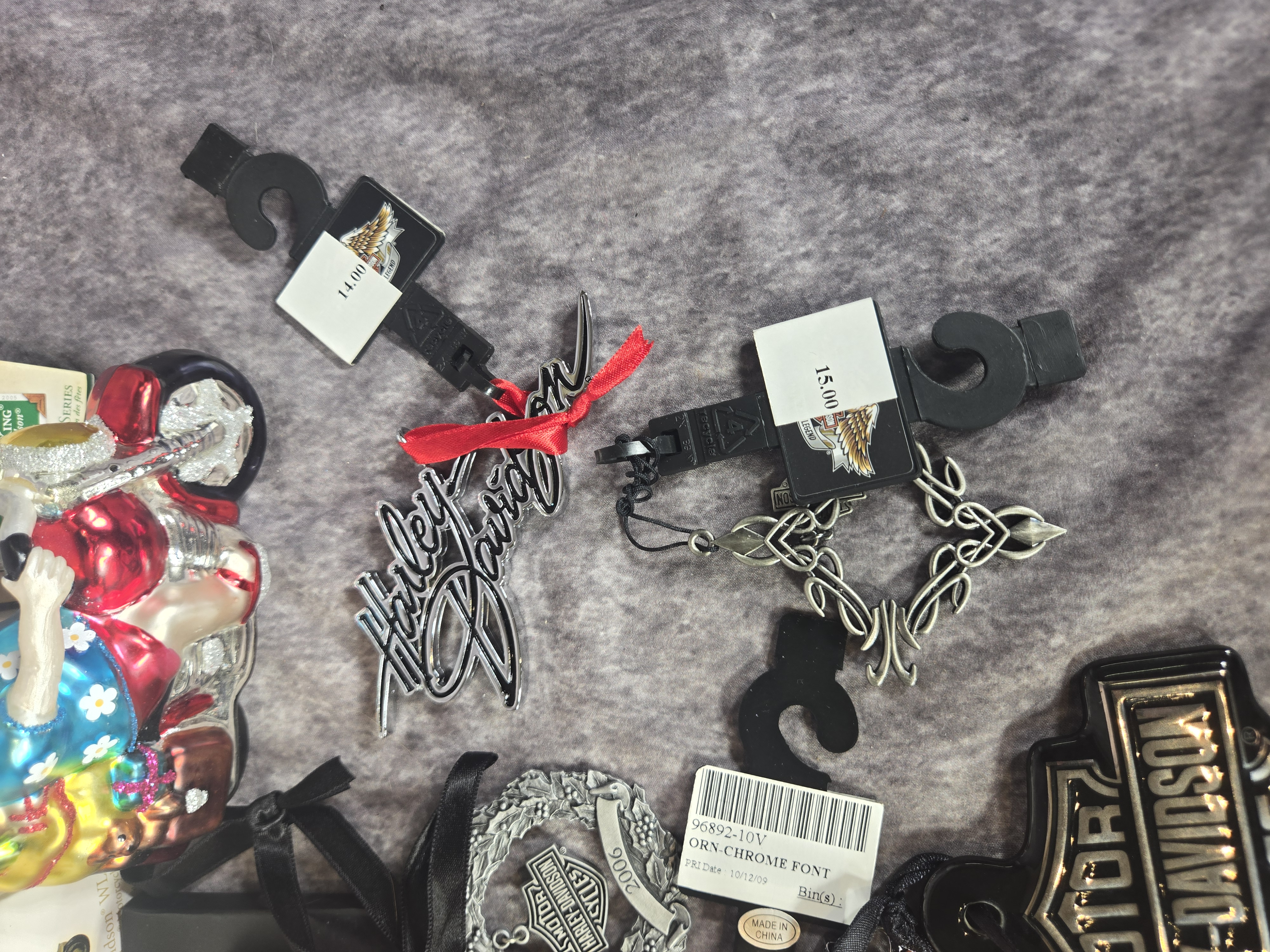 Harley-Davidson and Hallmark Keepsake Motorcycle Christmas Ornaments