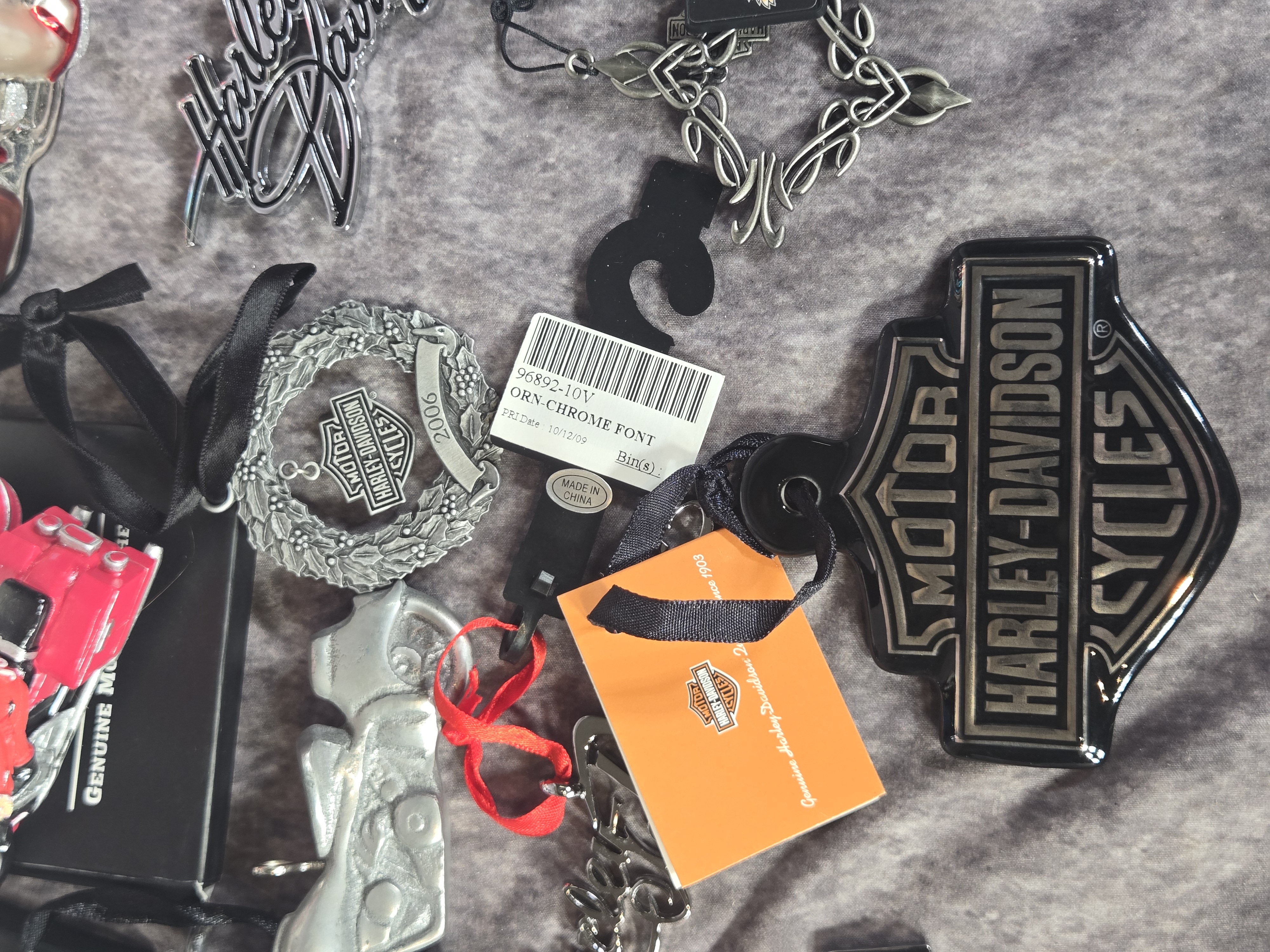 Harley-Davidson and Hallmark Keepsake Motorcycle Christmas Ornaments