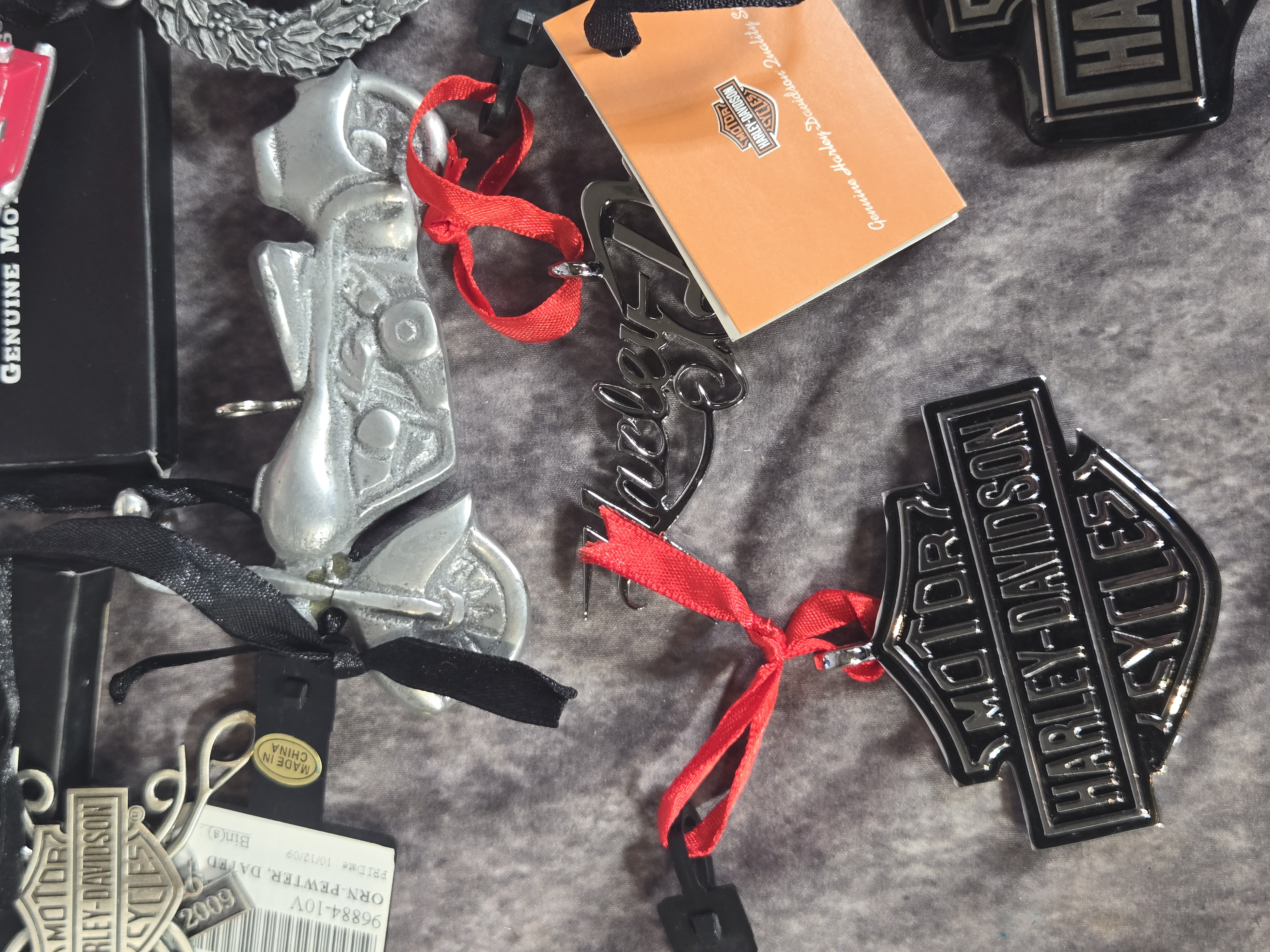 Harley-Davidson and Hallmark Keepsake Motorcycle Christmas Ornaments
