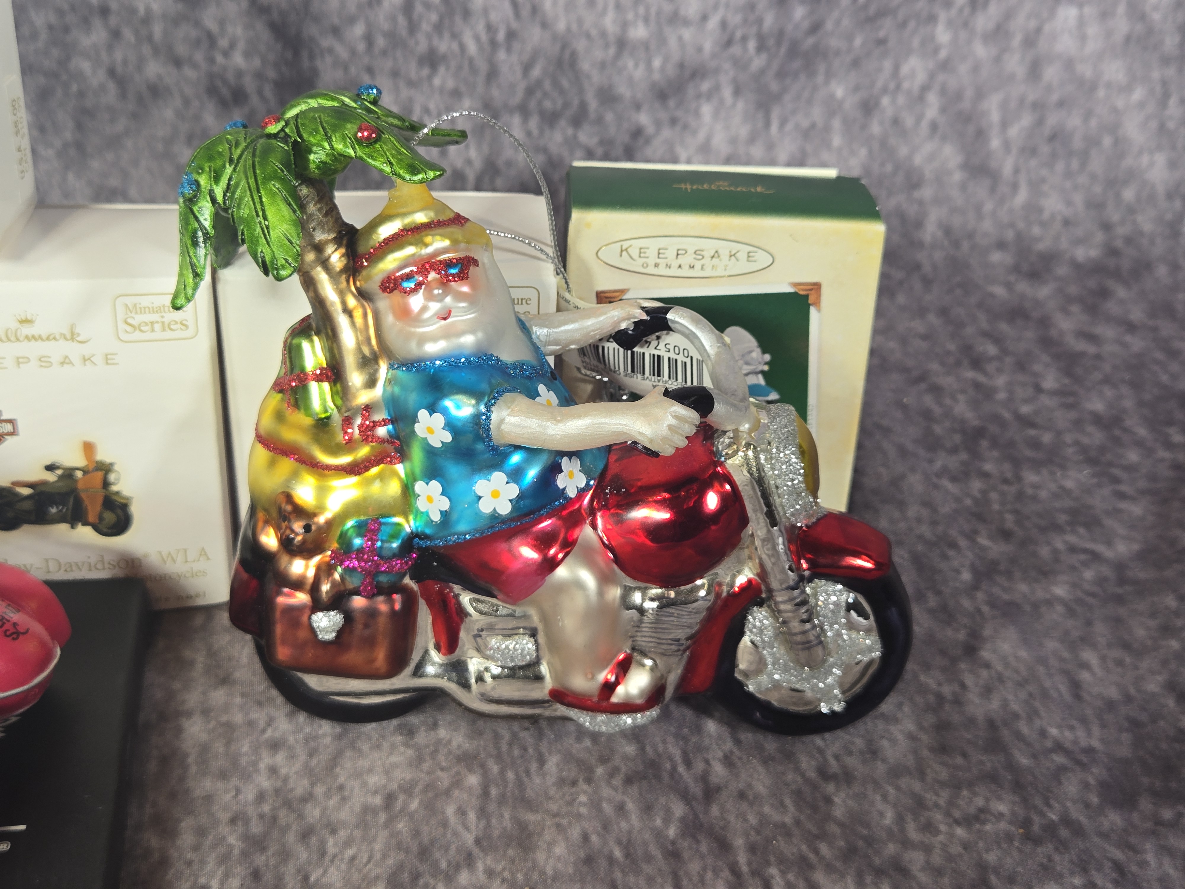 Harley-Davidson and Hallmark Keepsake Motorcycle Christmas Ornaments