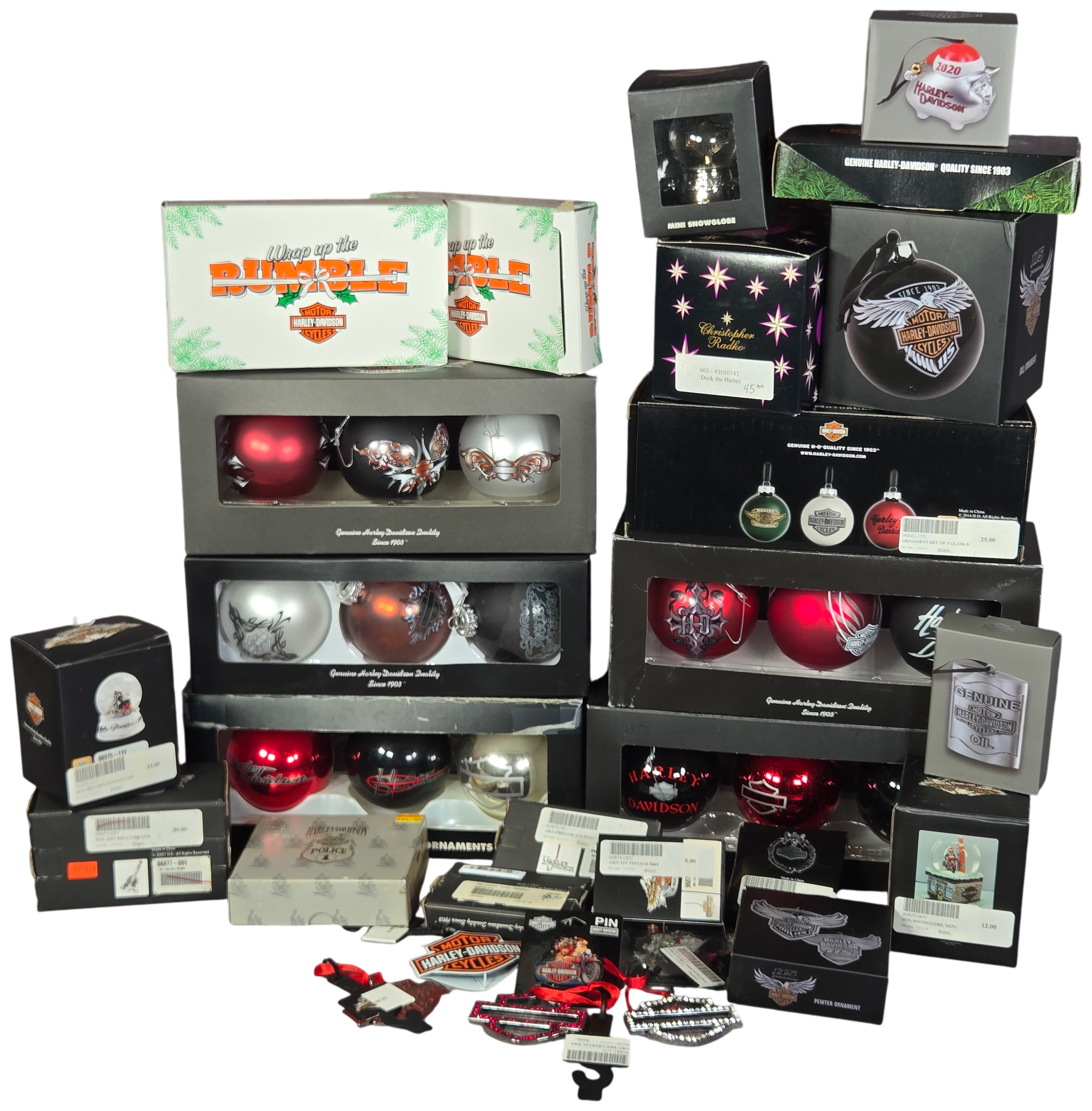 Harley-Davidson Licensed Christmas Ornaments and Holiday Collectibles