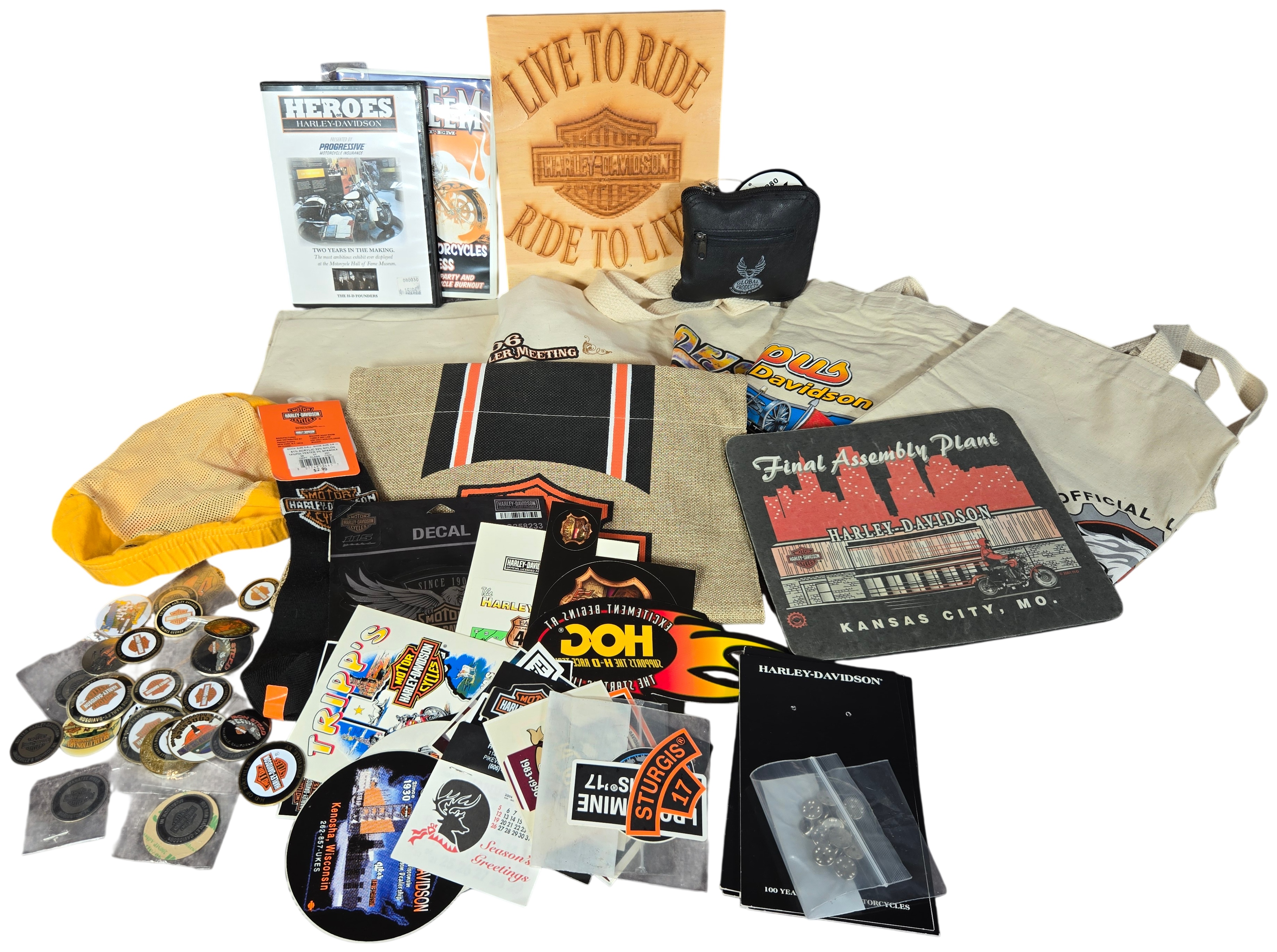 Harley-Davidson Motorcycle Memorabilia and Dealer Collectibles
