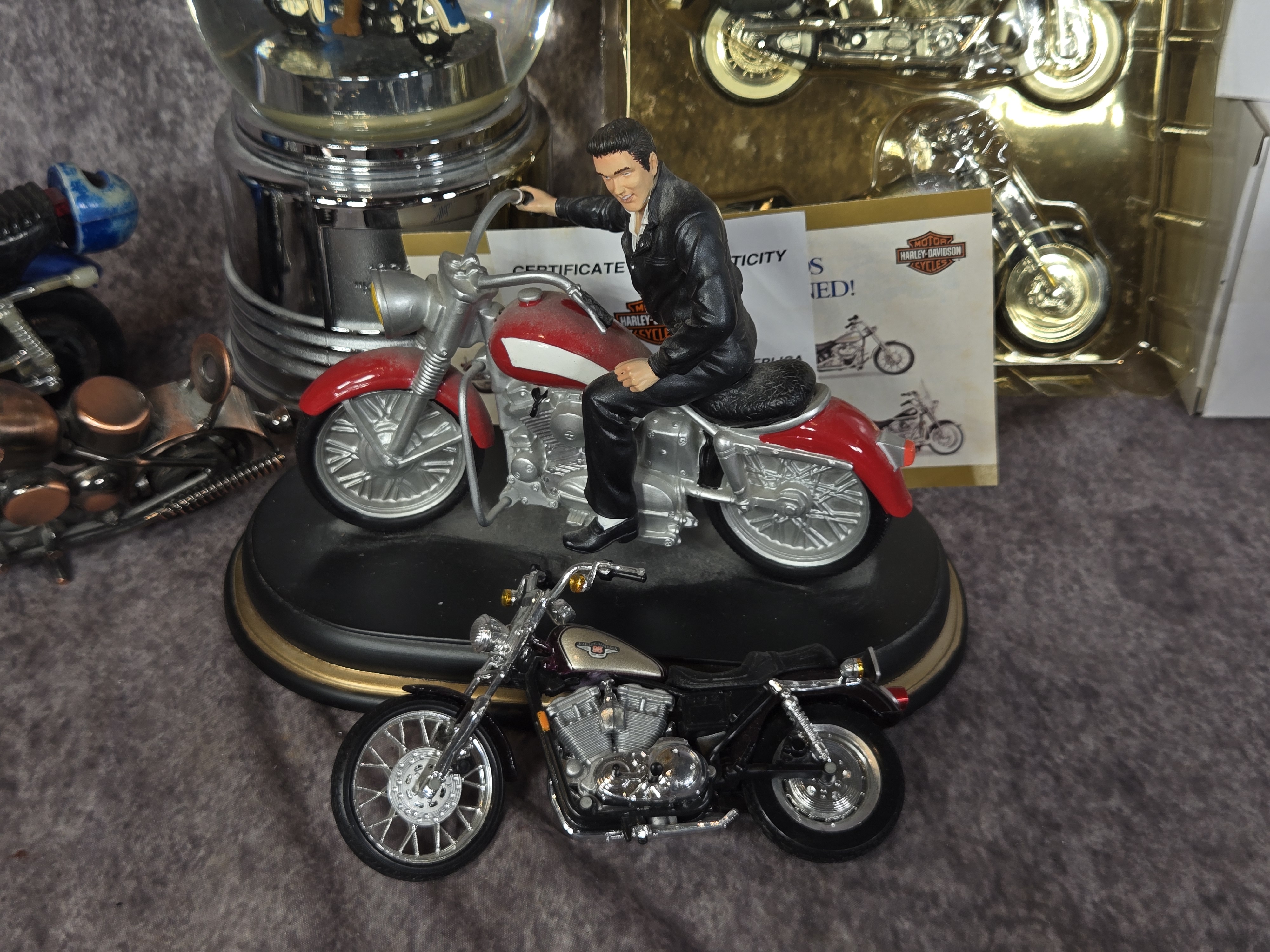 Harley-Davidson and Motorcycle Memorabilia featuring Maisto and Westland Giftware