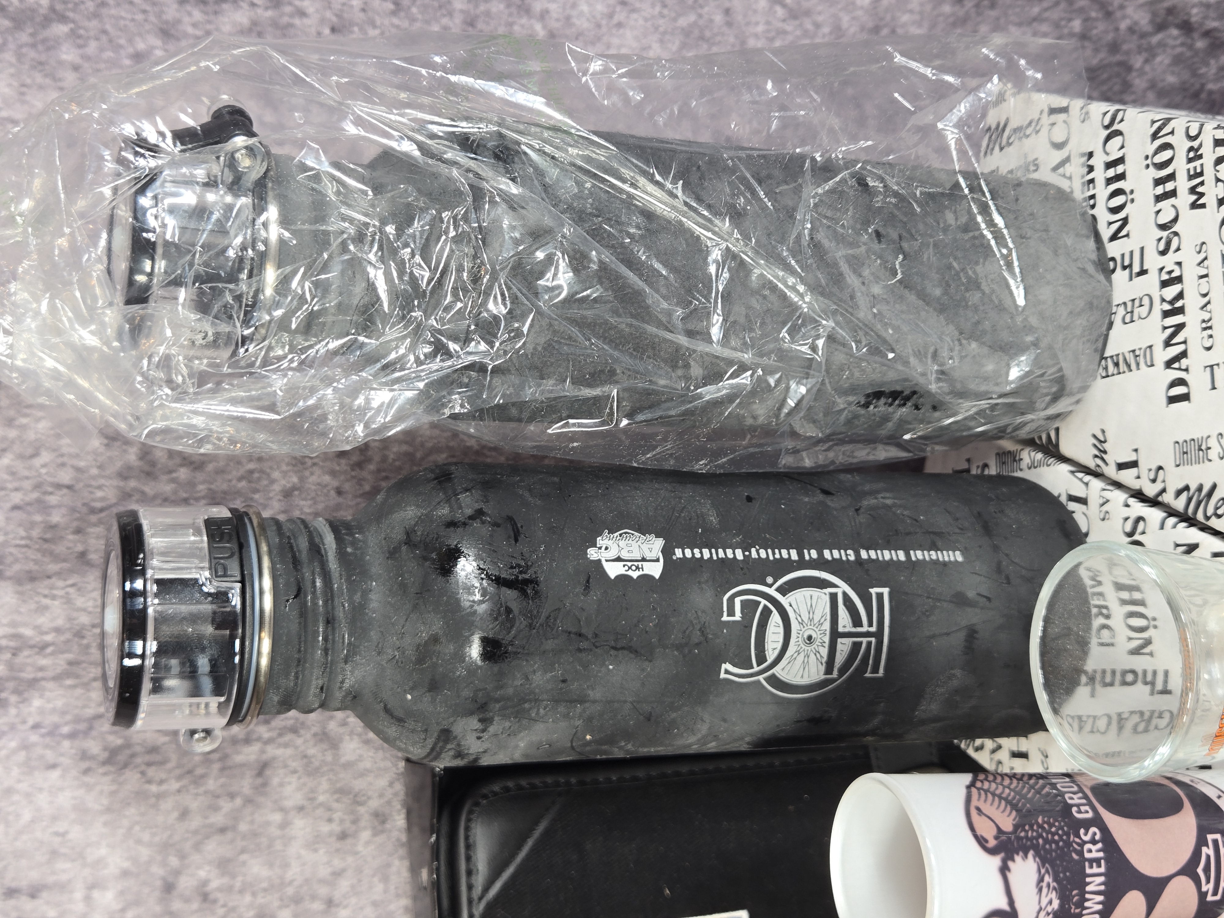 Harley-Davidson and Harley Owners Group Glassware and Travel Accessories