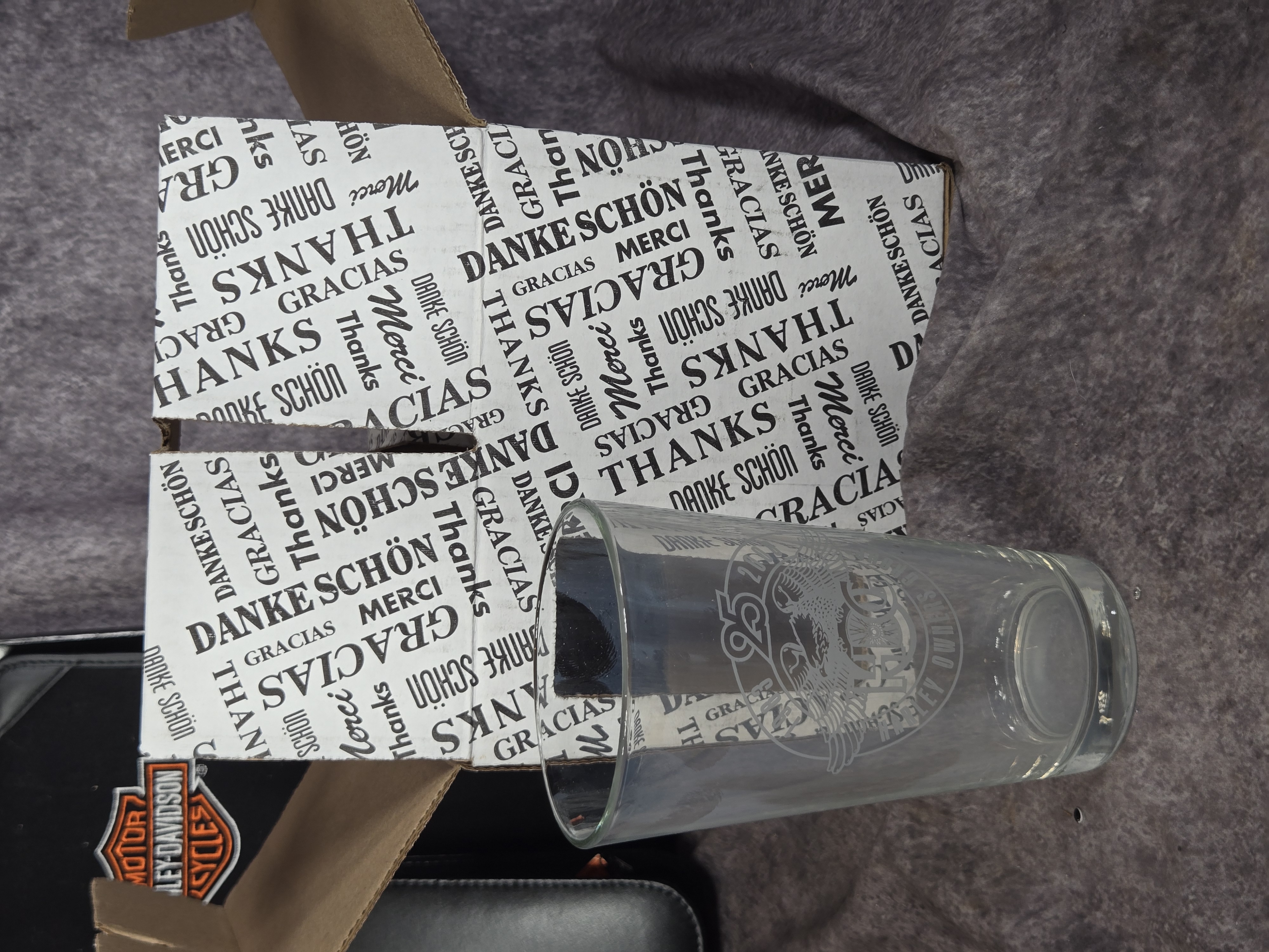 Harley-Davidson and Harley Owners Group Glassware and Travel Accessories