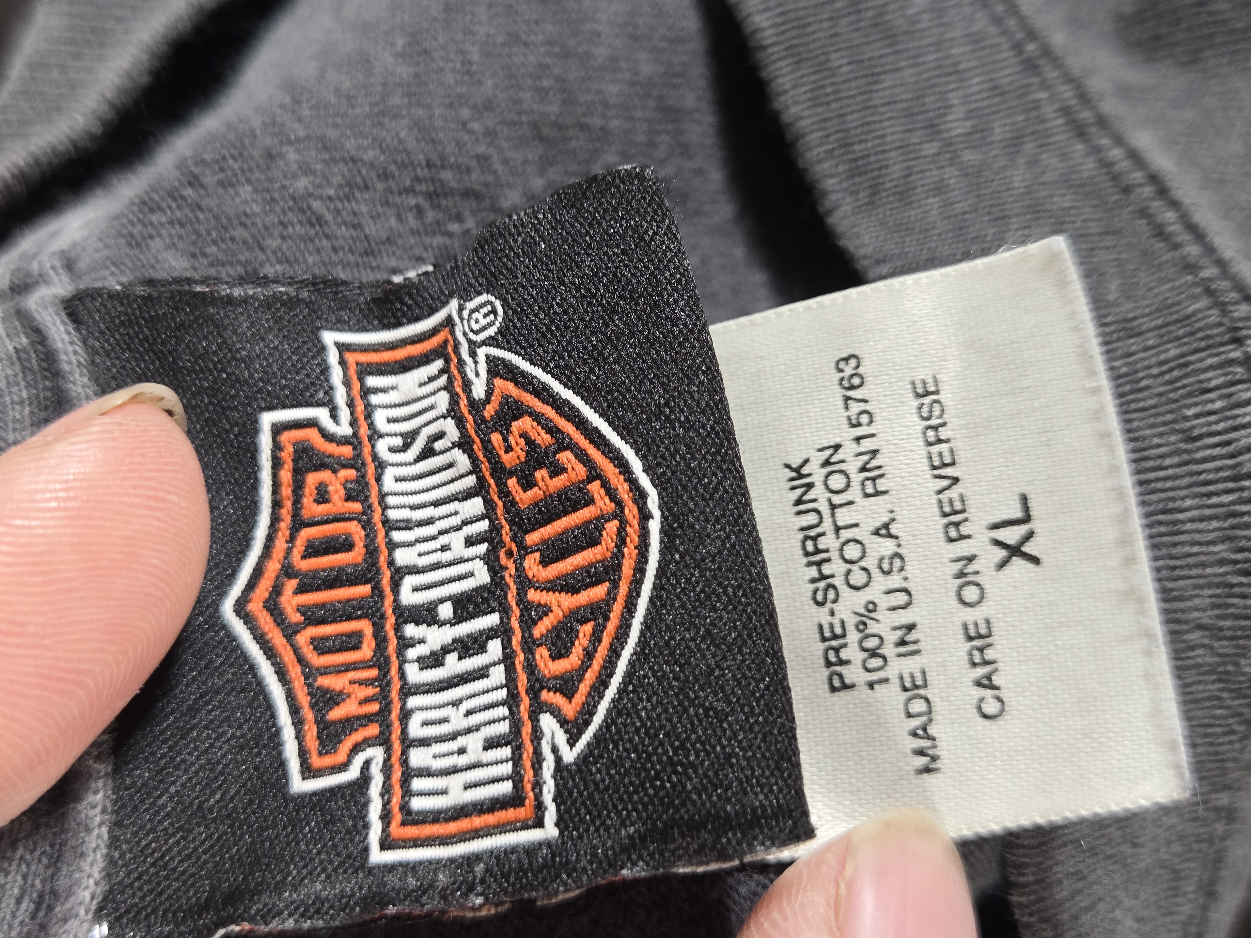 Seven Vintage and Contemporary Harley-Davidson and Jack Daniel's Cotton Graphic T-Shirts