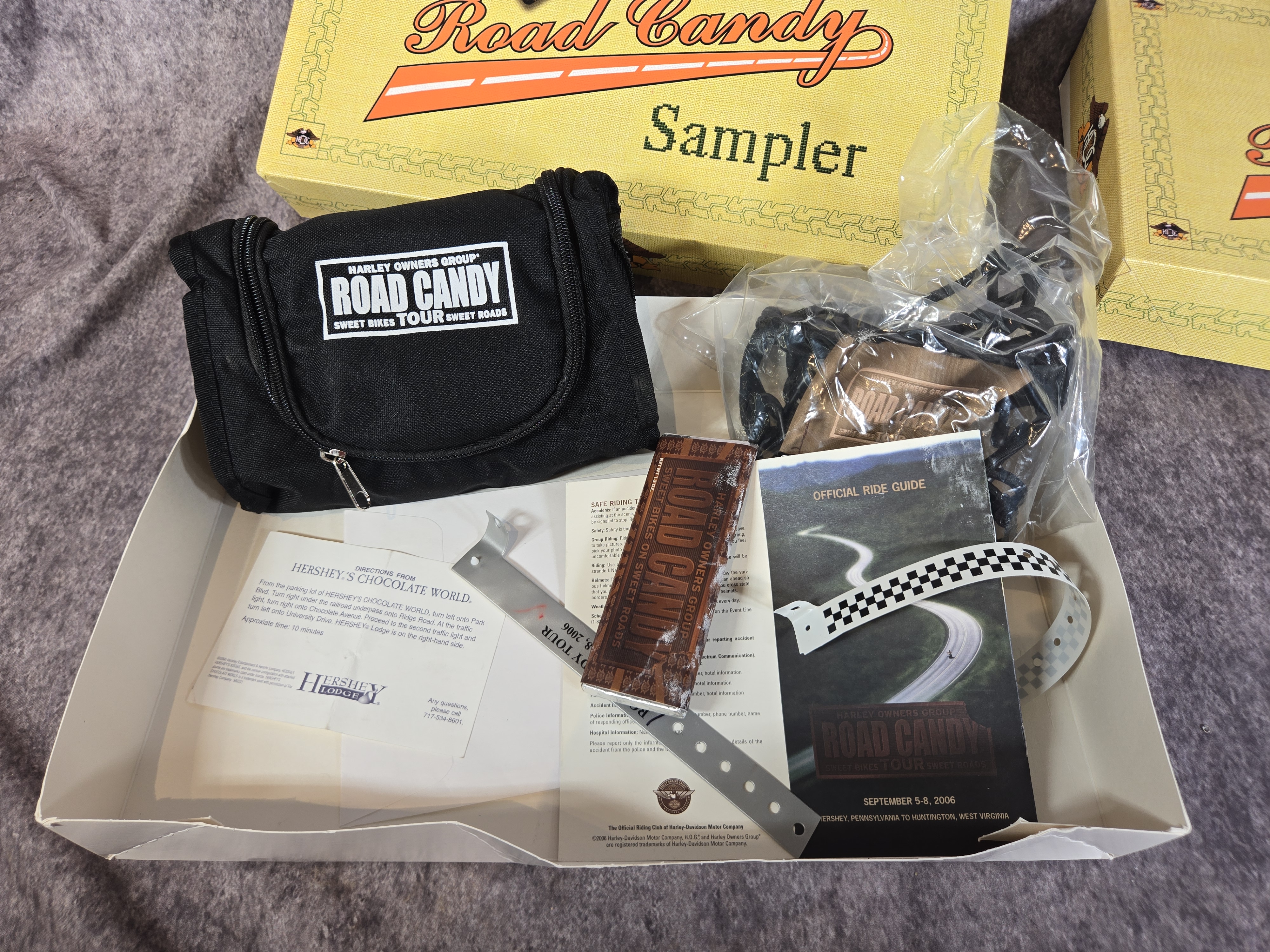 Two 2006 Harley Owners Group Road Candy Tour Sampler Box Sets