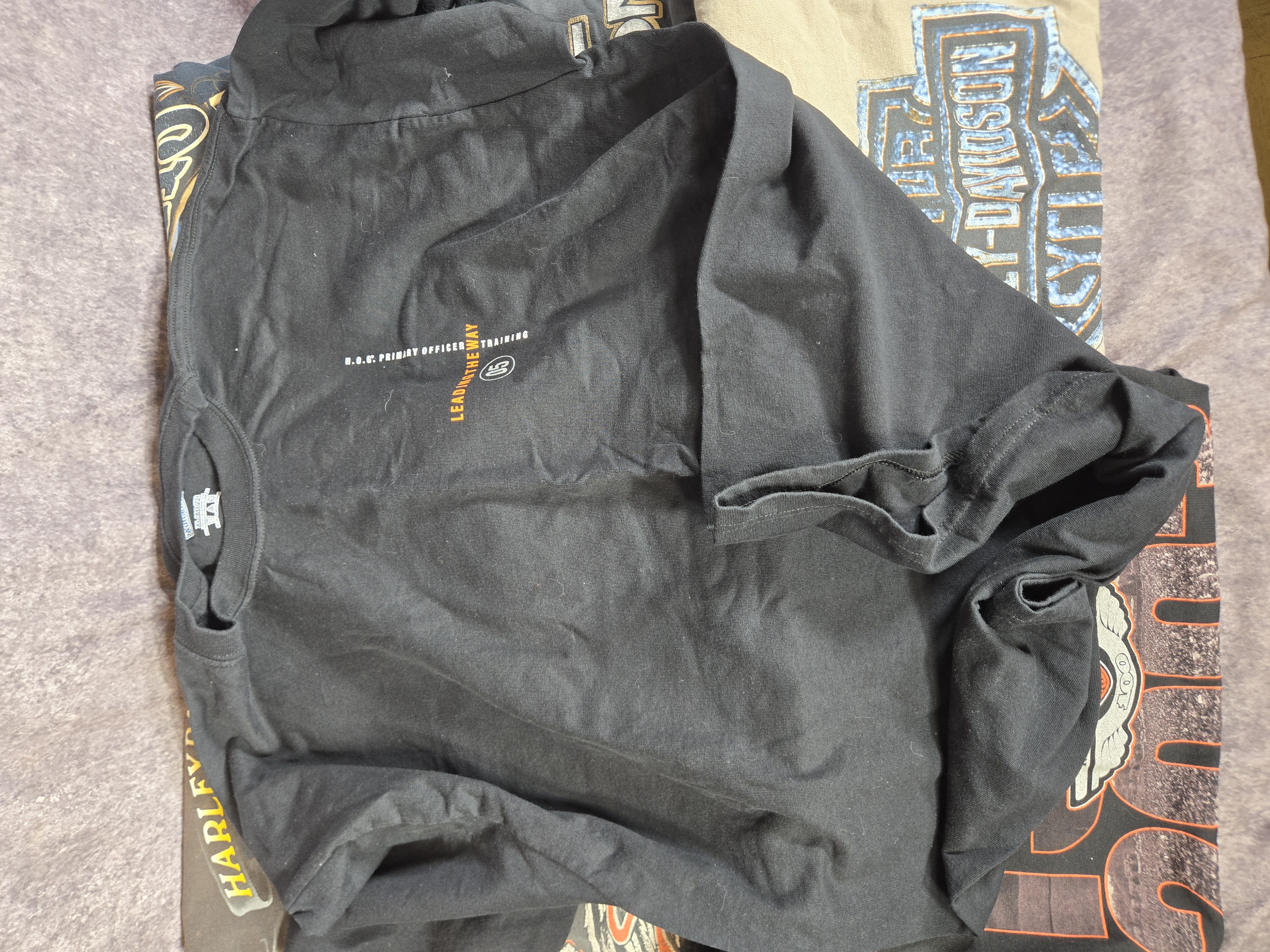 Eight Assorted Harley-Davidson and Motorcycle Rally Garments