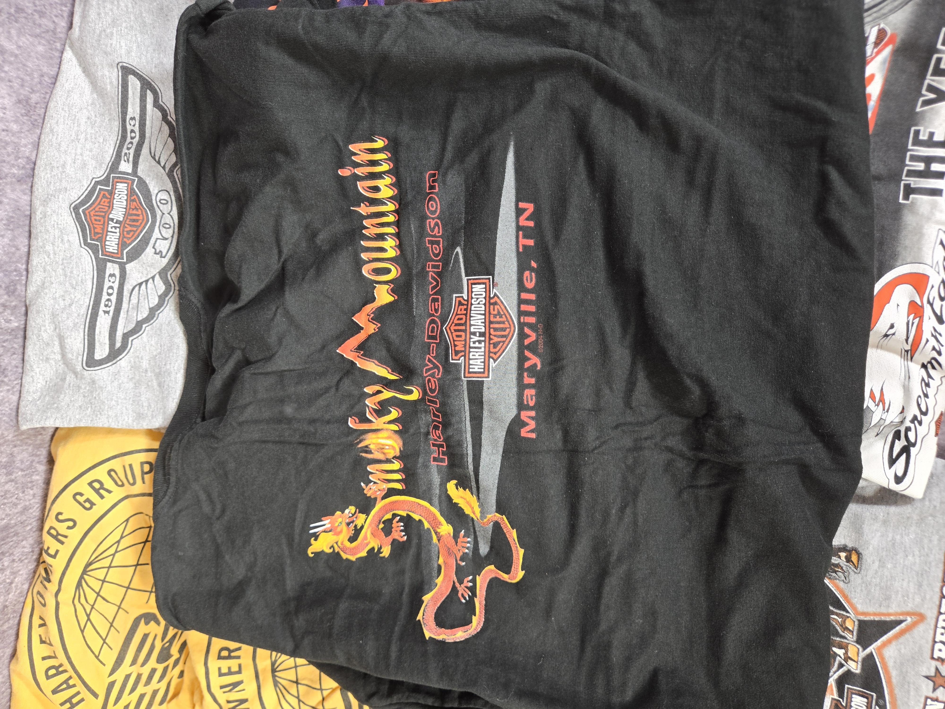 Seven Harley-Davidson MotorClothes and Licensed Graphic T-Shirts and Halter Top