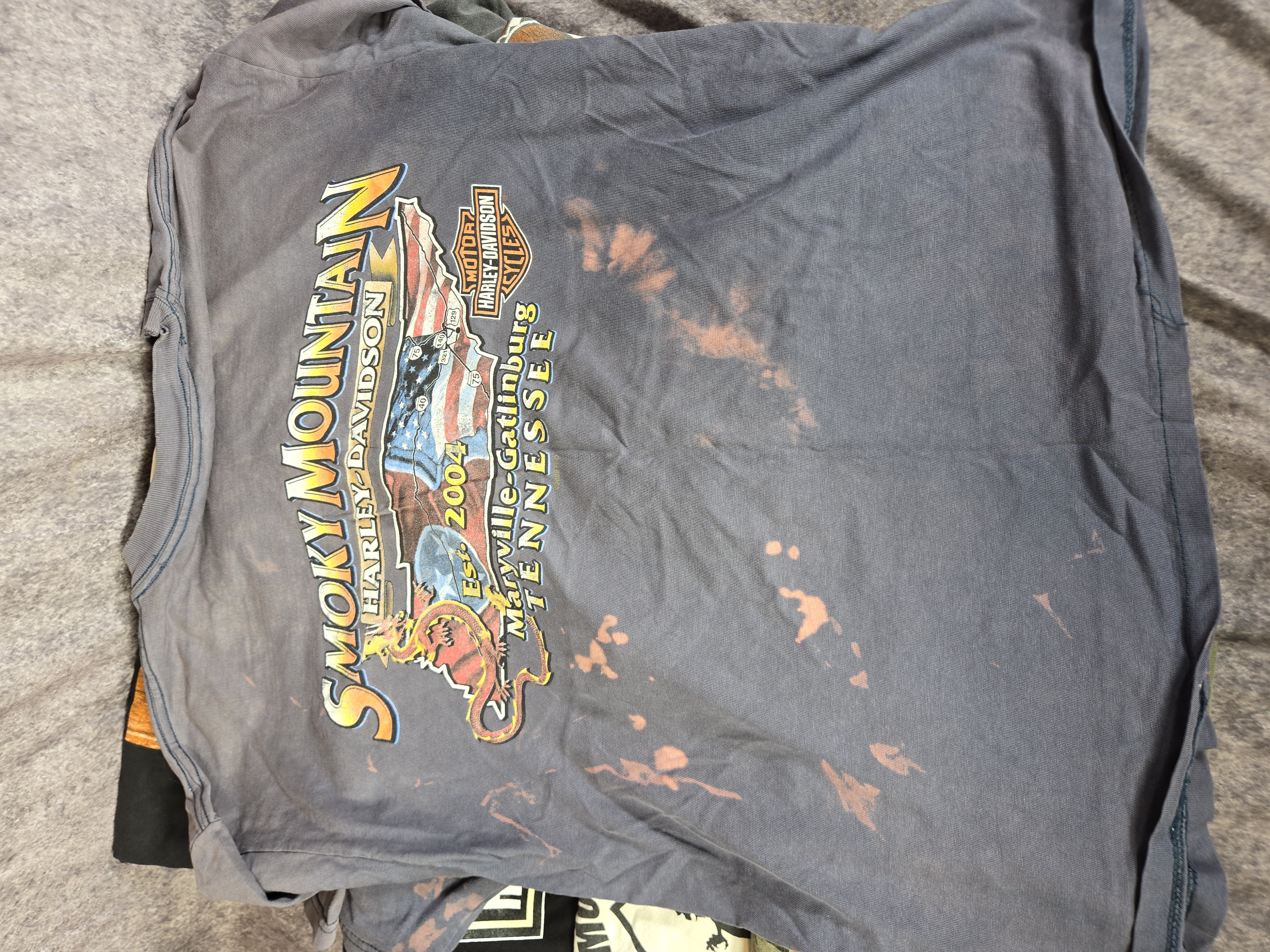 Eight Assorted Harley-Davidson Dealer and Event Shirts