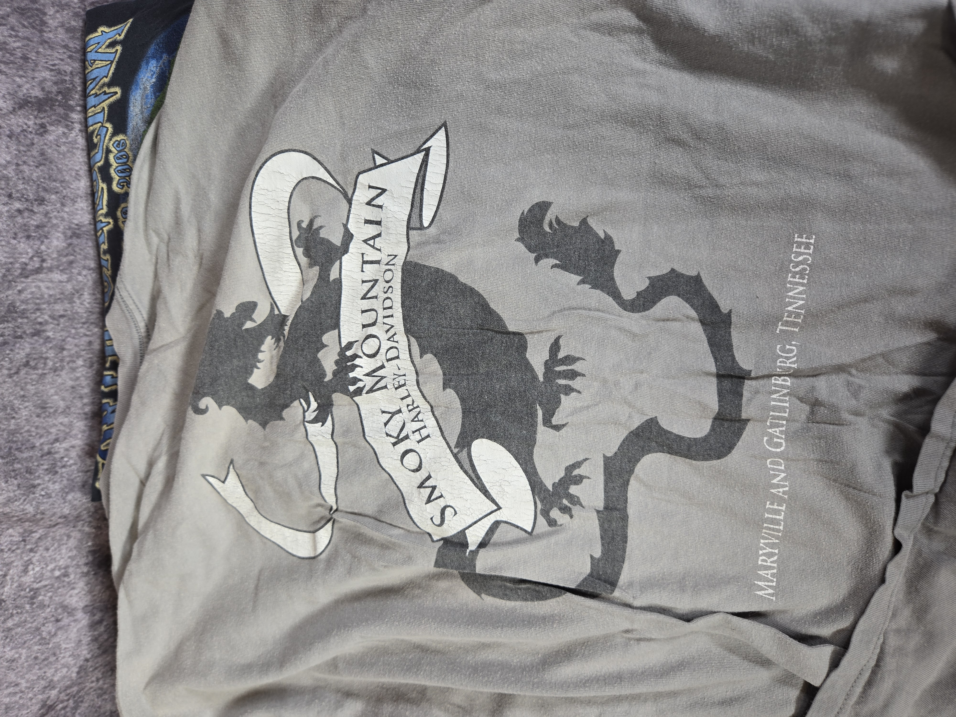 Nine Late 20th and Early 21st Century Harley-Davidson Graphic T-Shirts
