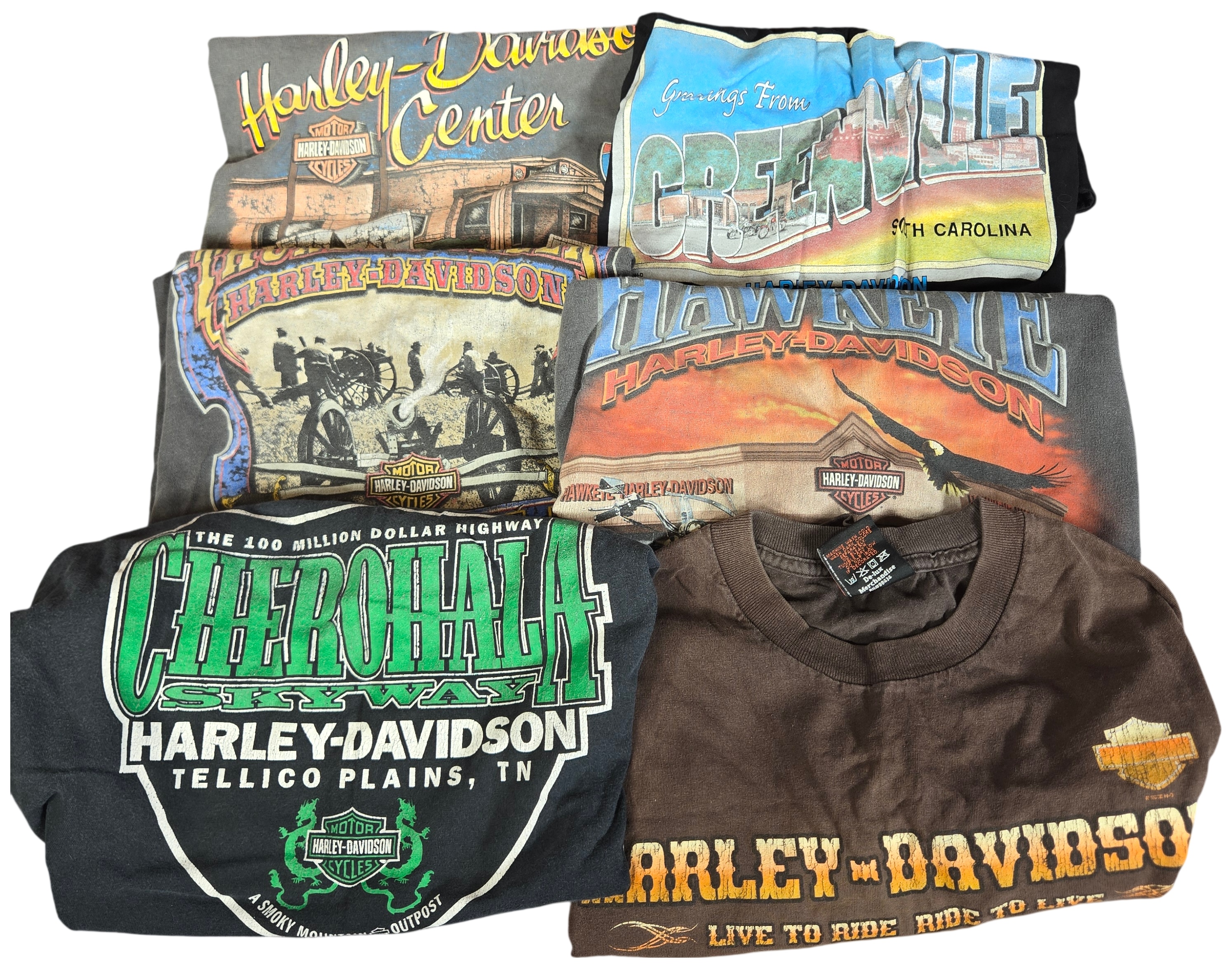 Vintage Harley-Davidson Dealership Graphic T-Shirts