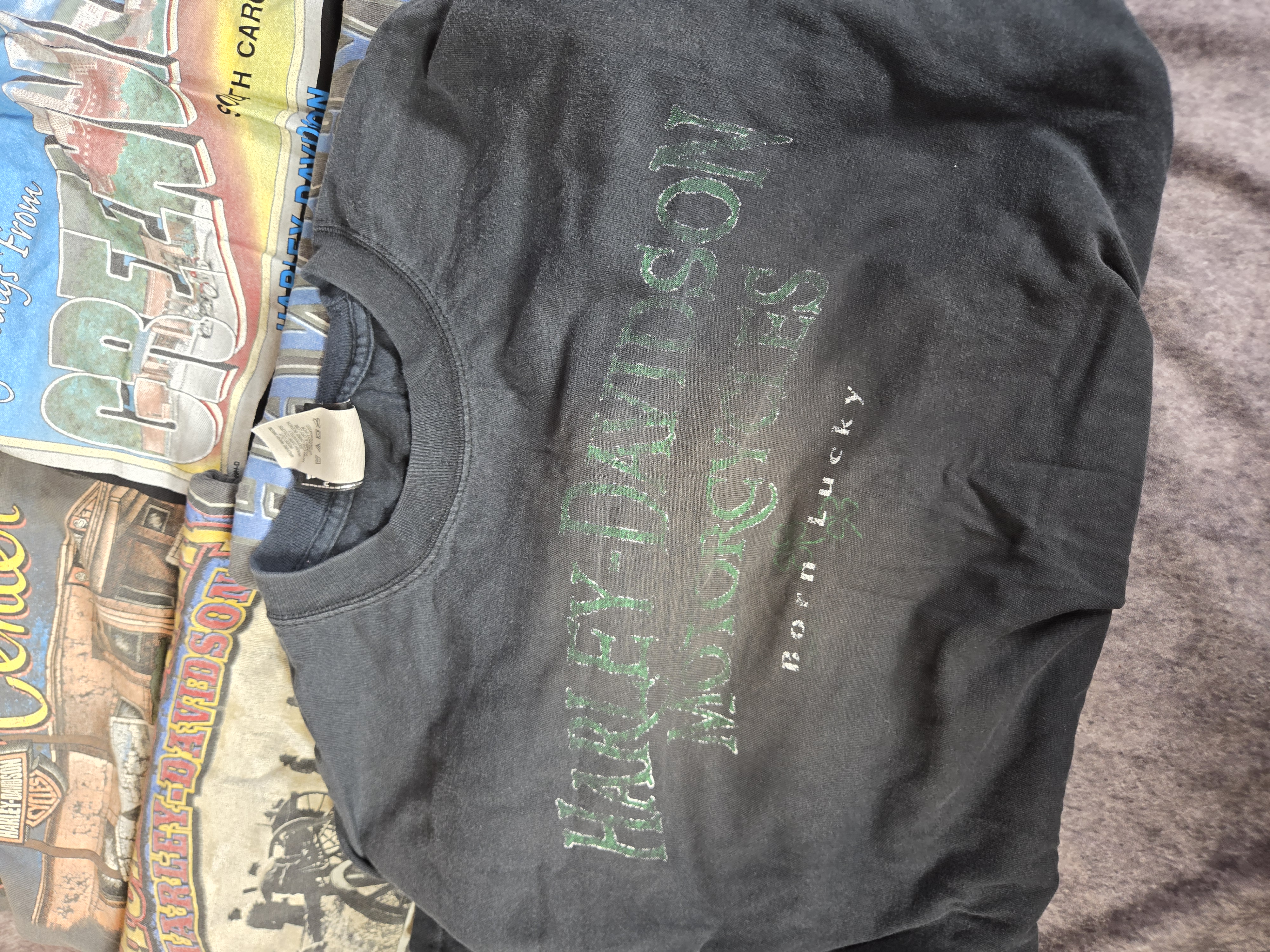 Vintage Harley-Davidson Dealership Graphic T-Shirts