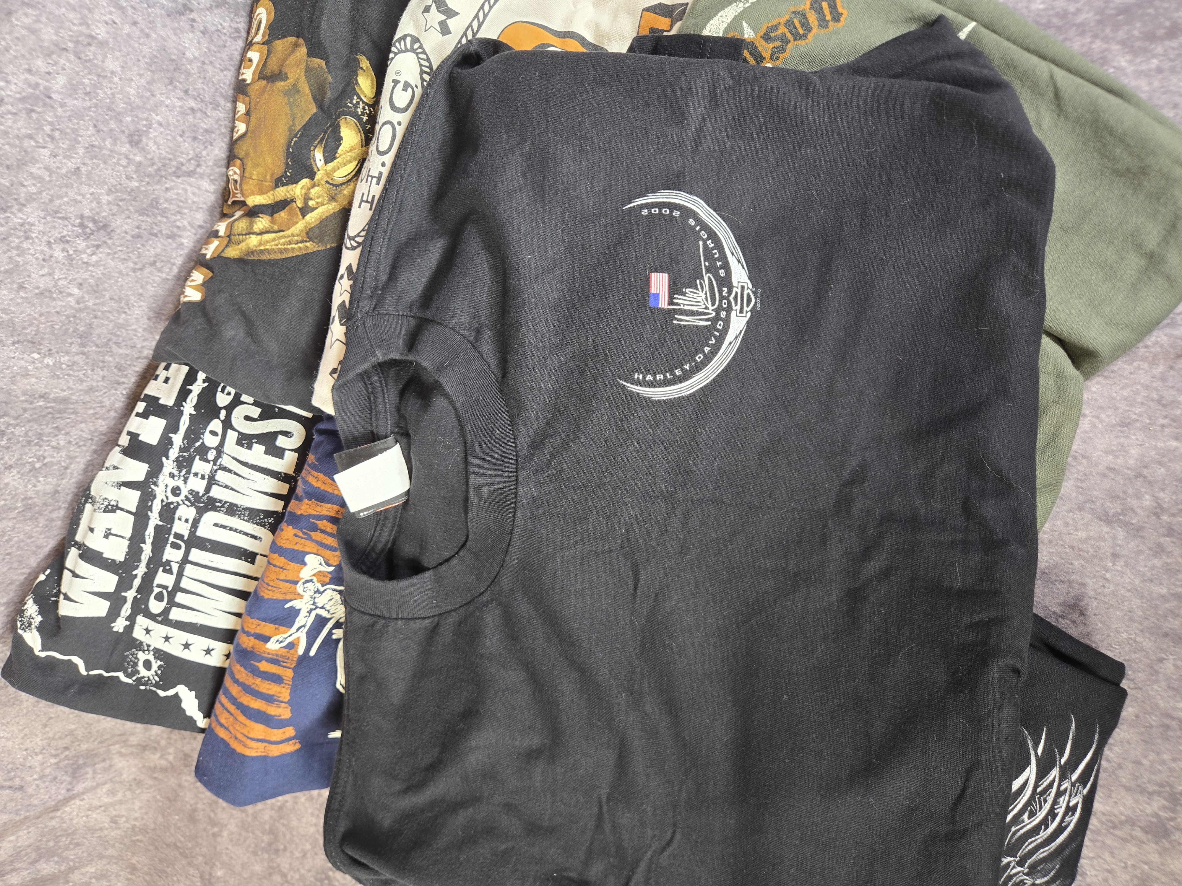 Harley-Davidson and H.O.G. Graphic T-Shirts and Henley Size XL
