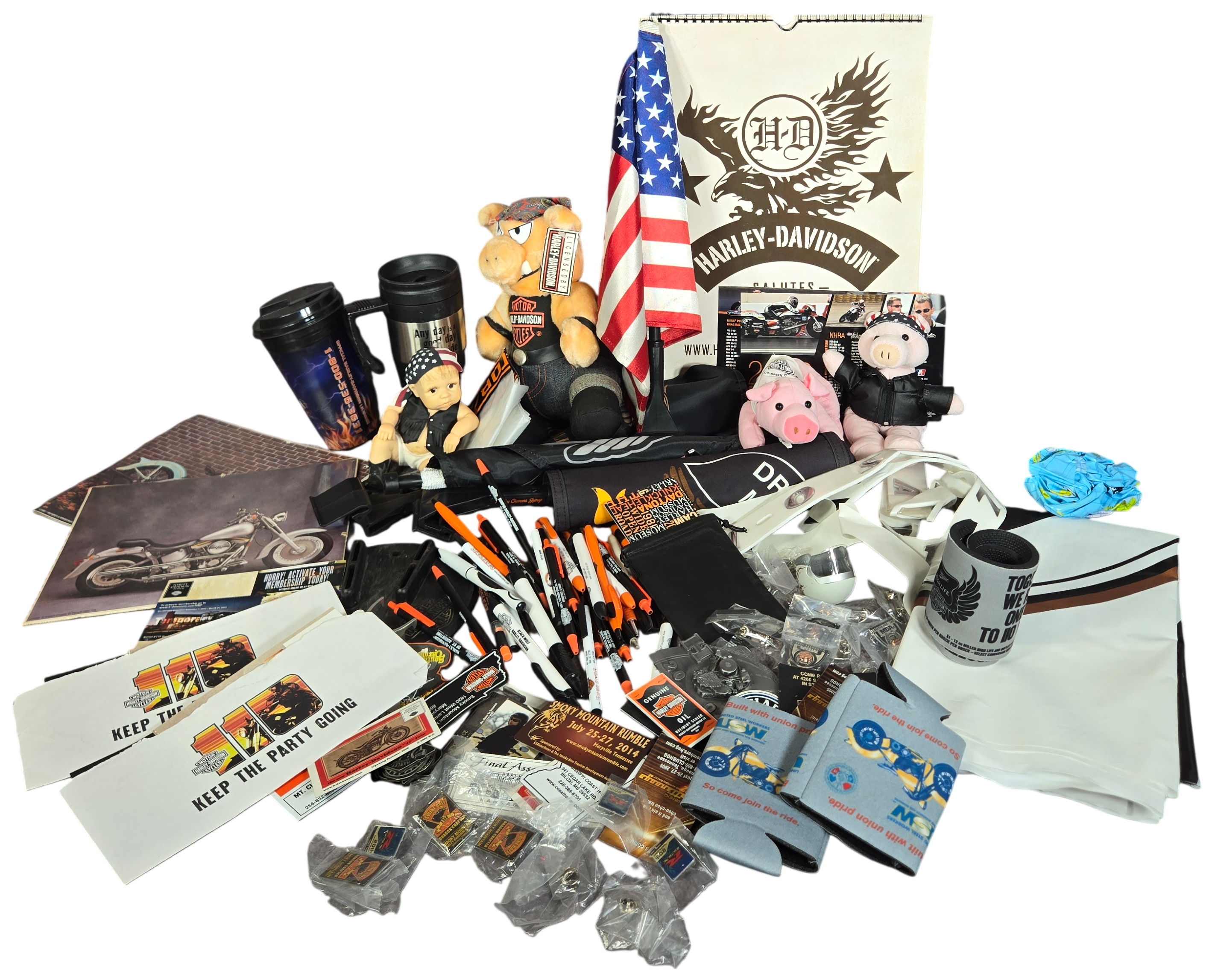 Harley-Davidson Promotional Items and H.O.G. Event Memorabilia