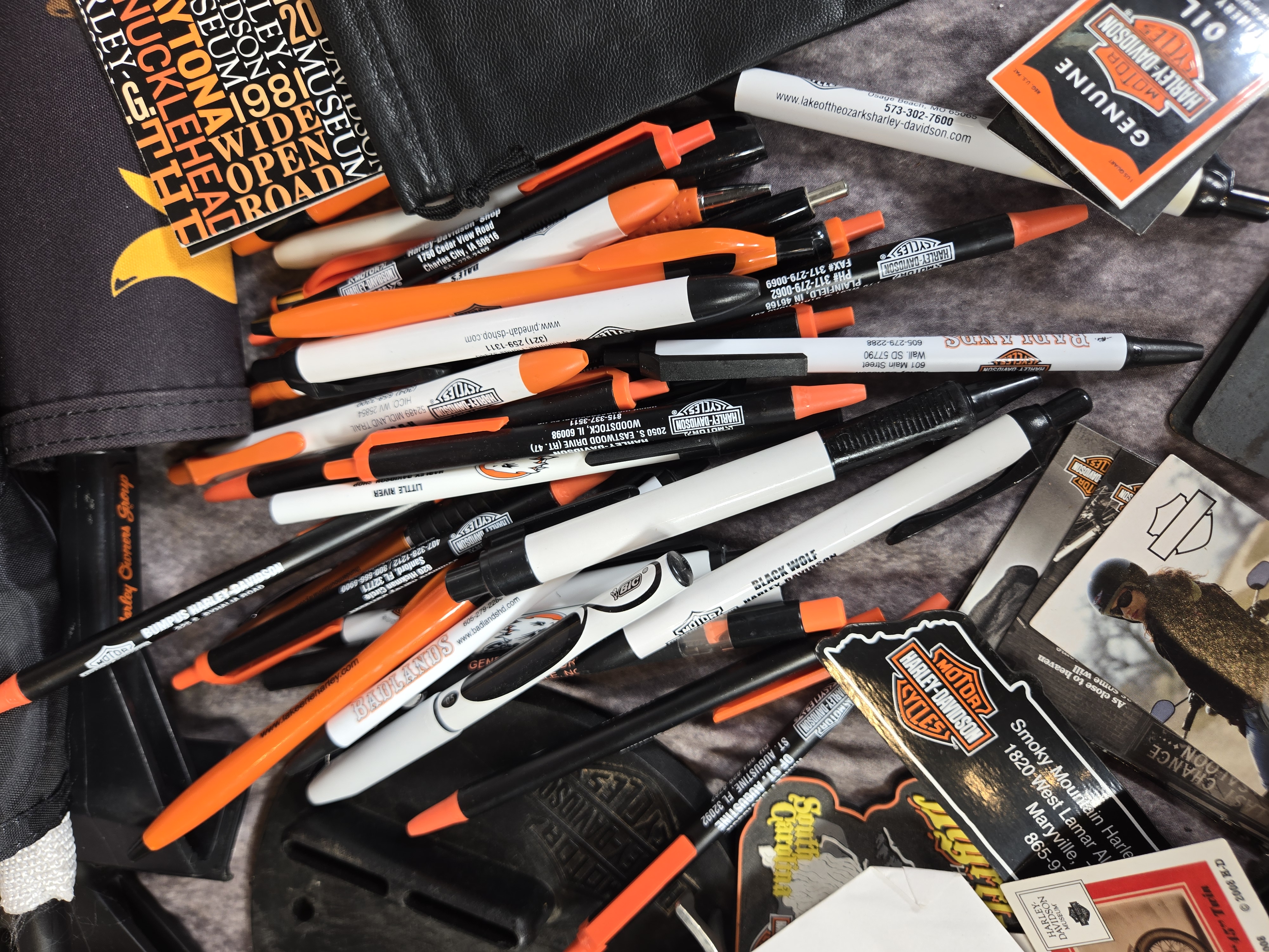 Harley-Davidson Promotional Items and H.O.G. Event Memorabilia